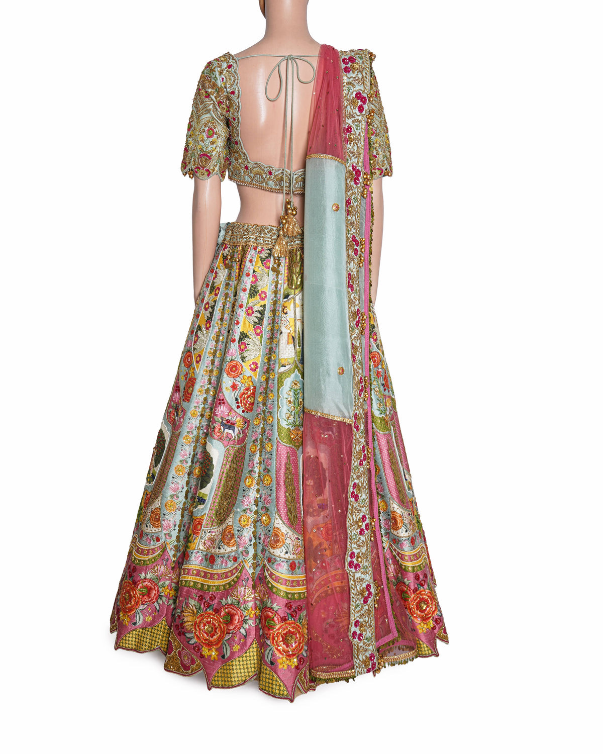 Gazal Gupta Gul-e-Husn Hand-Embroidered Bridal Lehenga