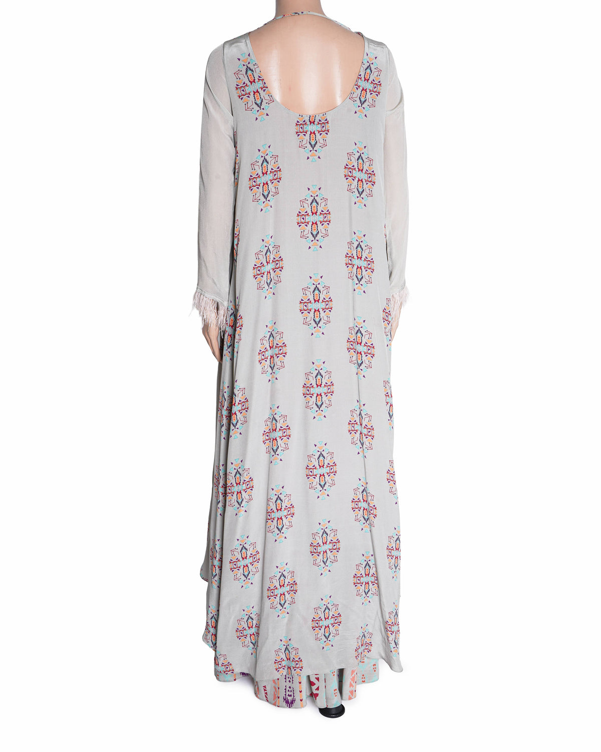 Payal Singhal Embellished Tunic and Printed Palazzo Set