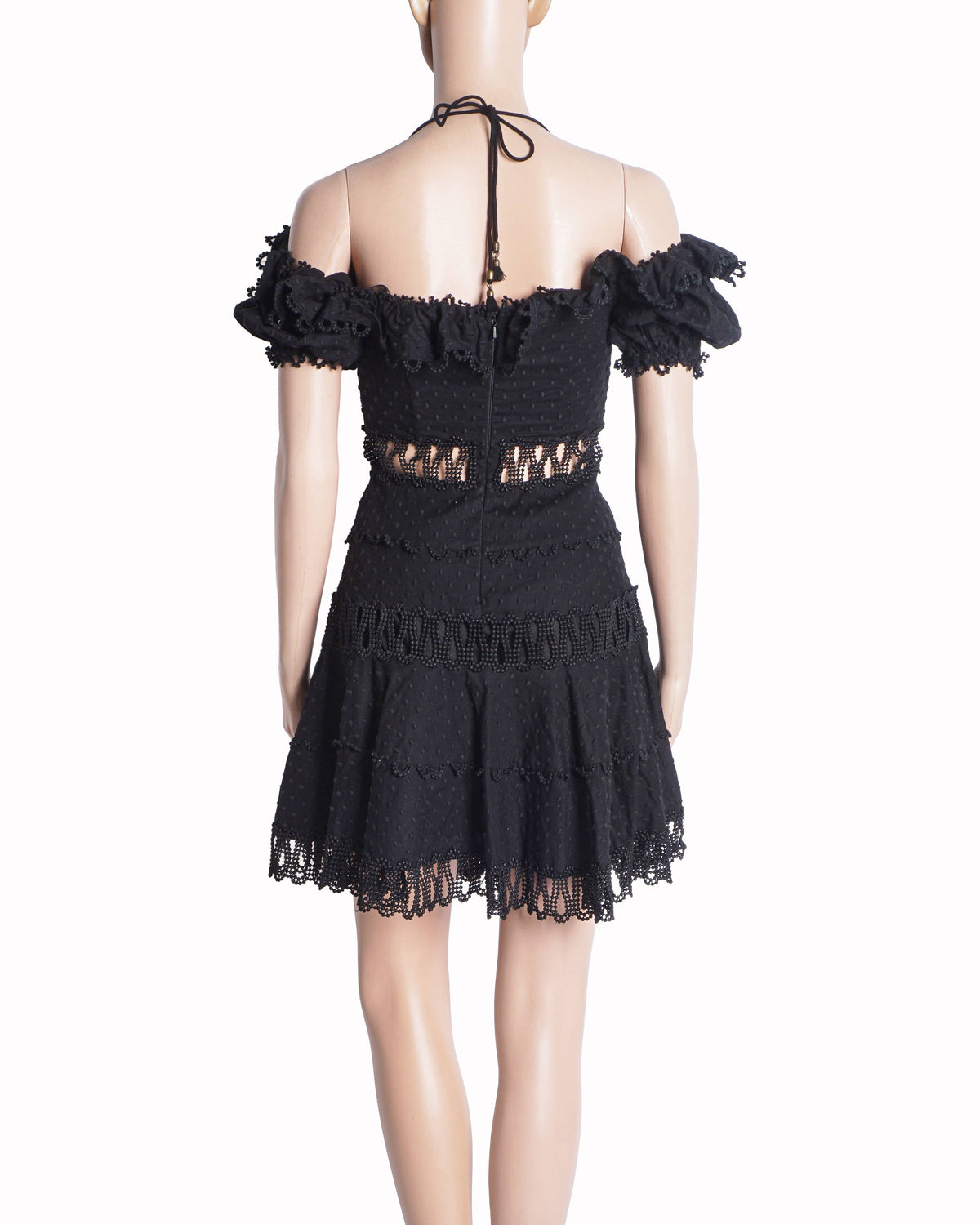 Zimmermann Melody Off-Shoulder Mini Dress