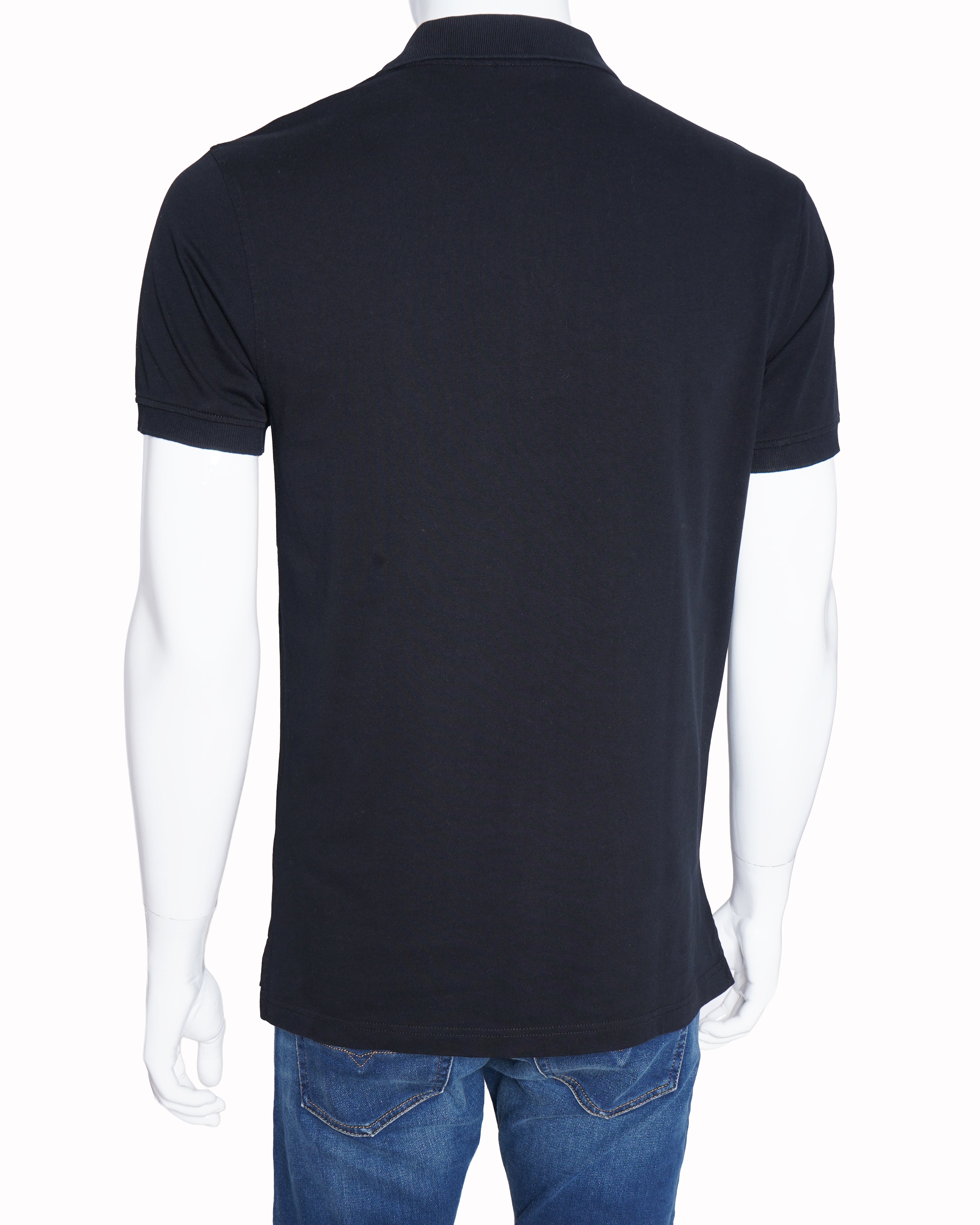 Kenzo black men's solid polo tshirt