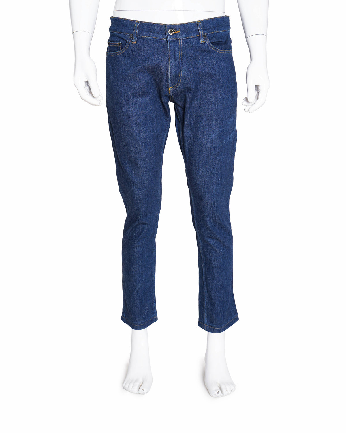 Roberto Cavalli Men's Dark Indigo Straight-Leg Jeans