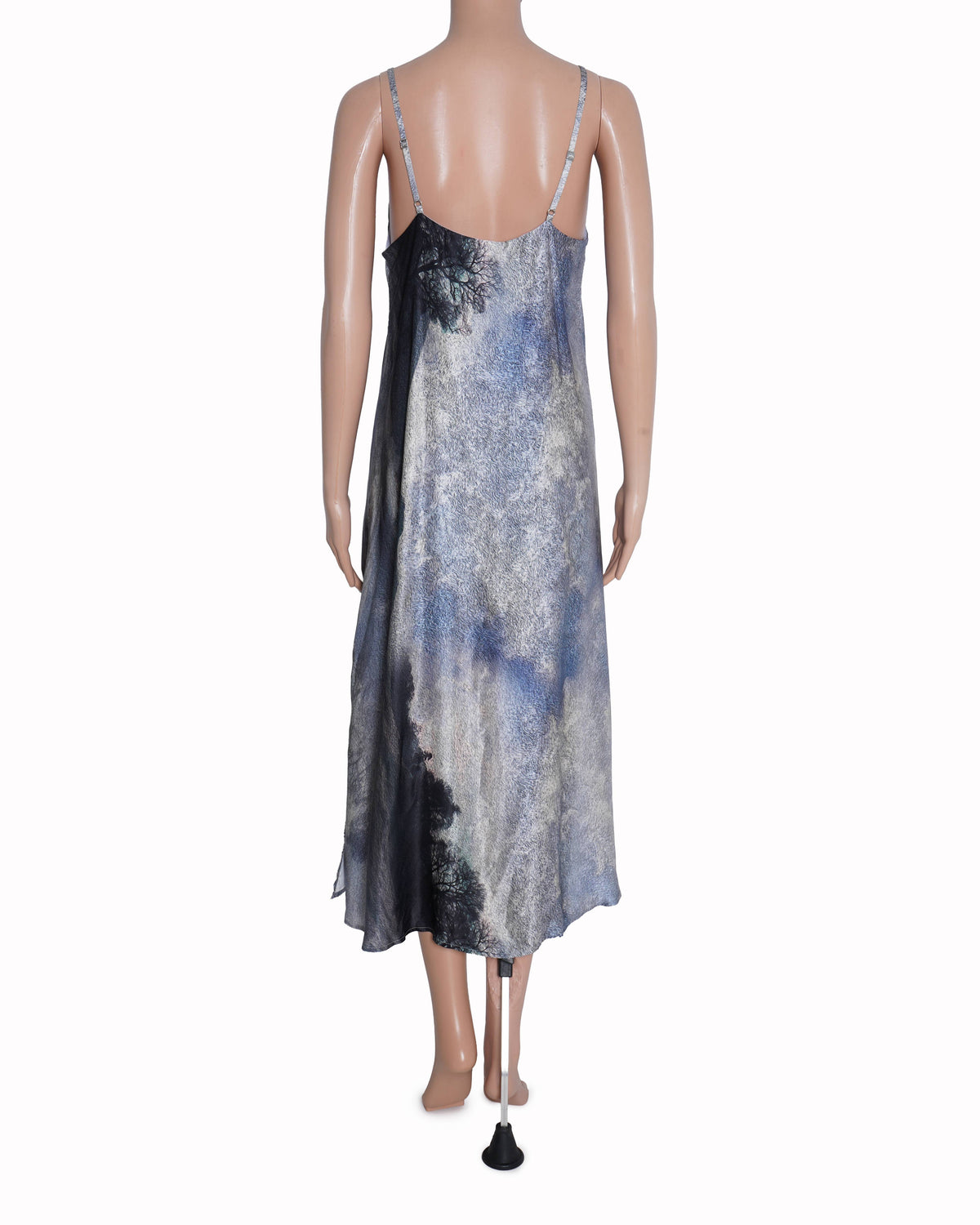 New All saints essey hampstead strappy abstract print slip dress