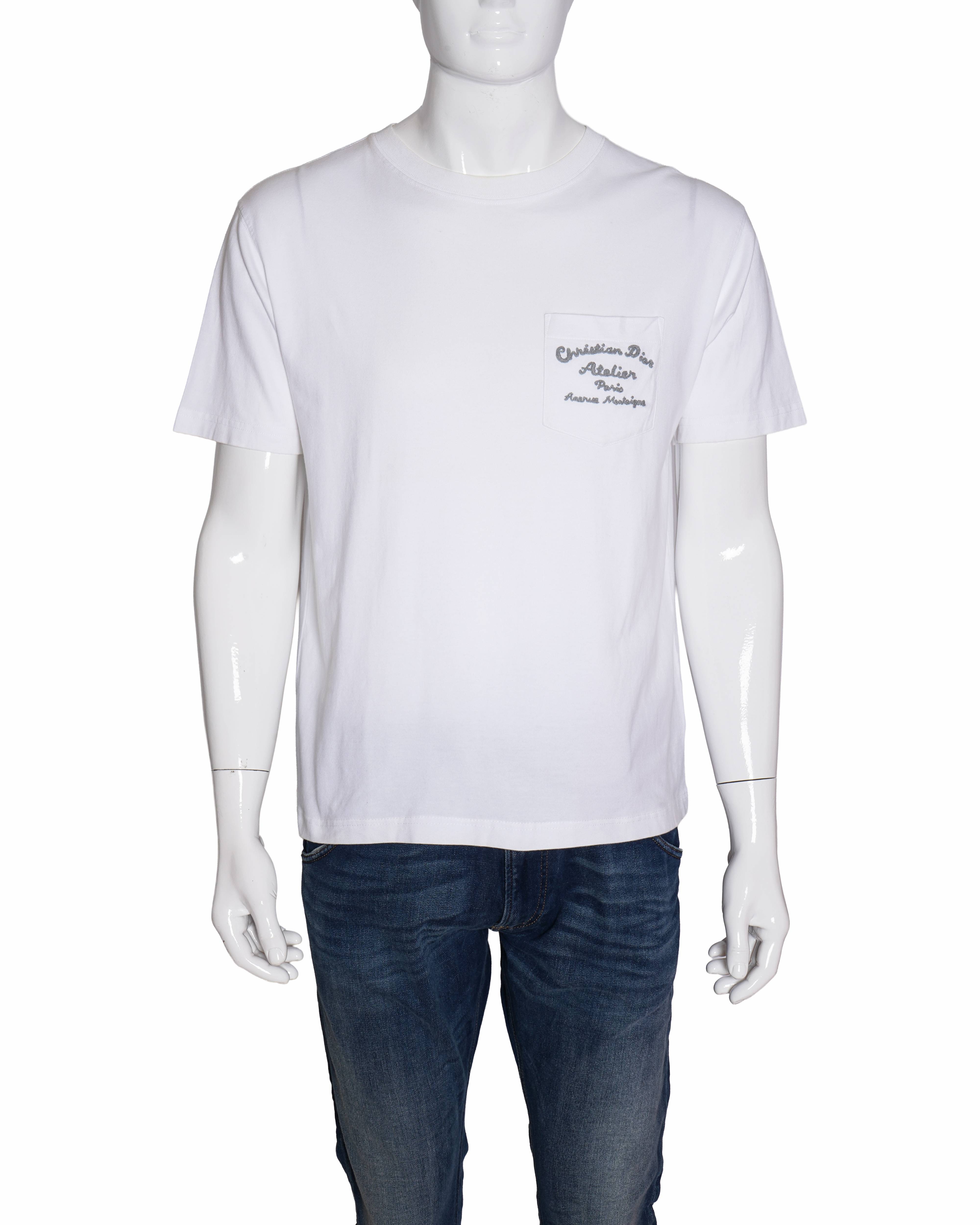 Dior White Atelier Pocket T-Shirt