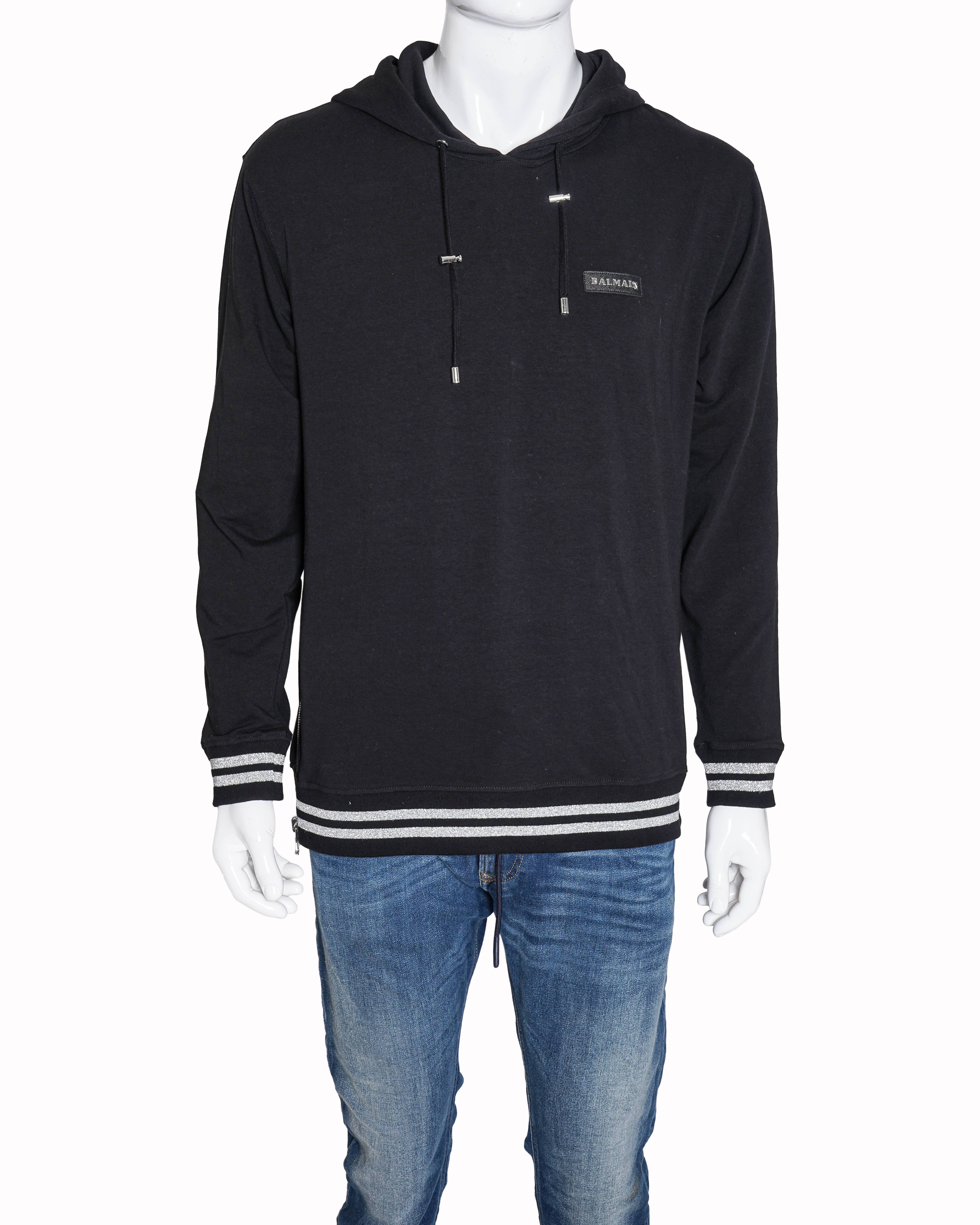 Balmain Black Paris Men's Sweater