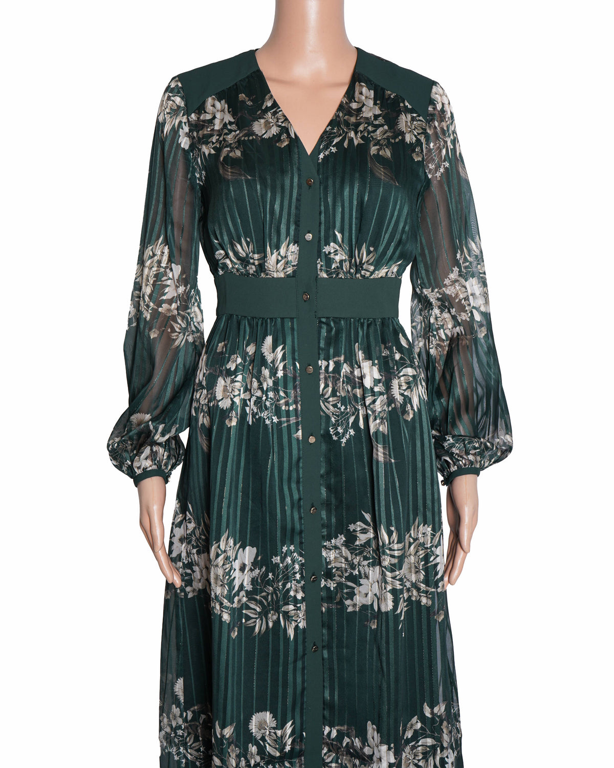 Ted Baker Delyla Meadow Sweep Long Sleeve Floral Midi Dress