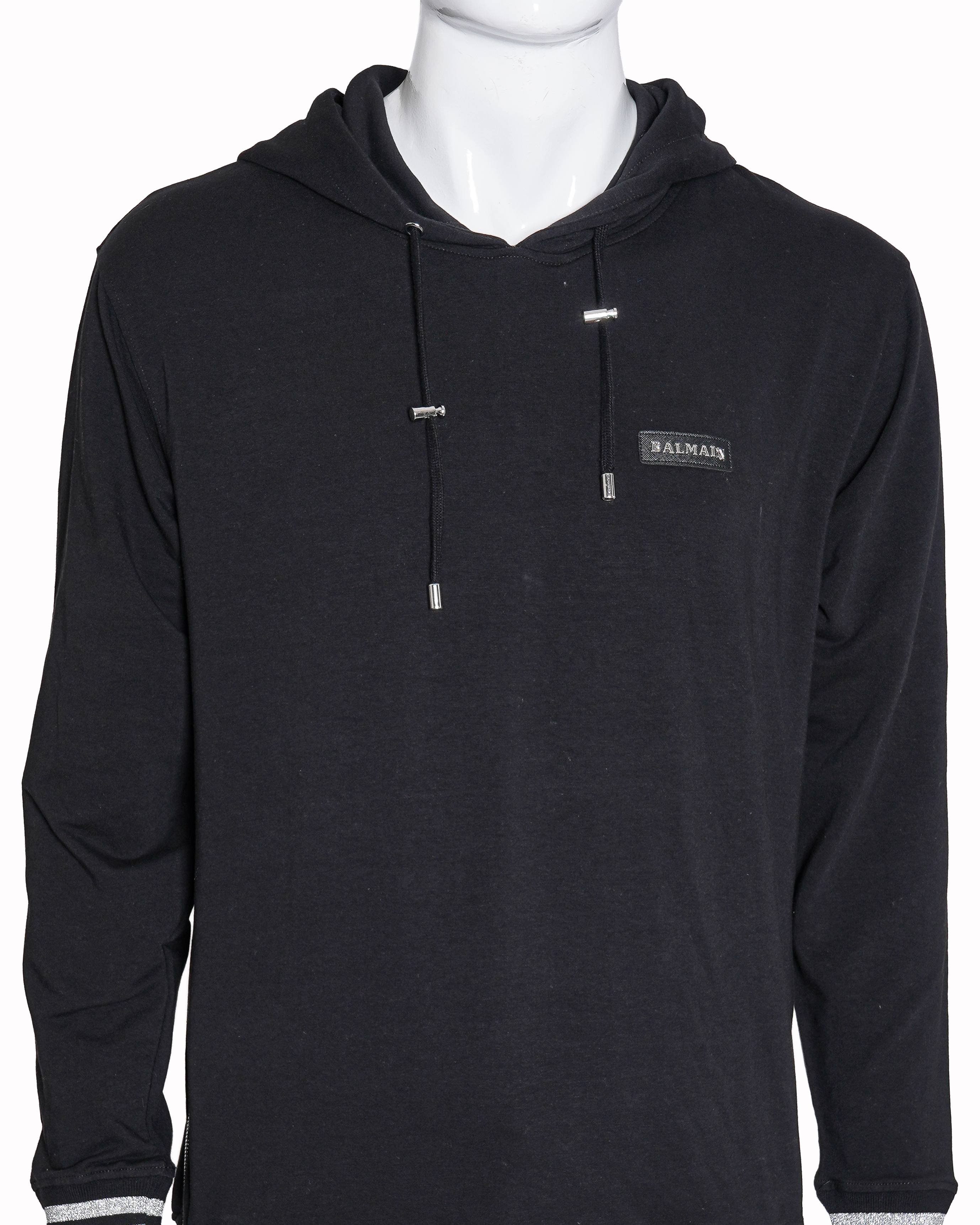 Balmain Black Paris Men's Sweater