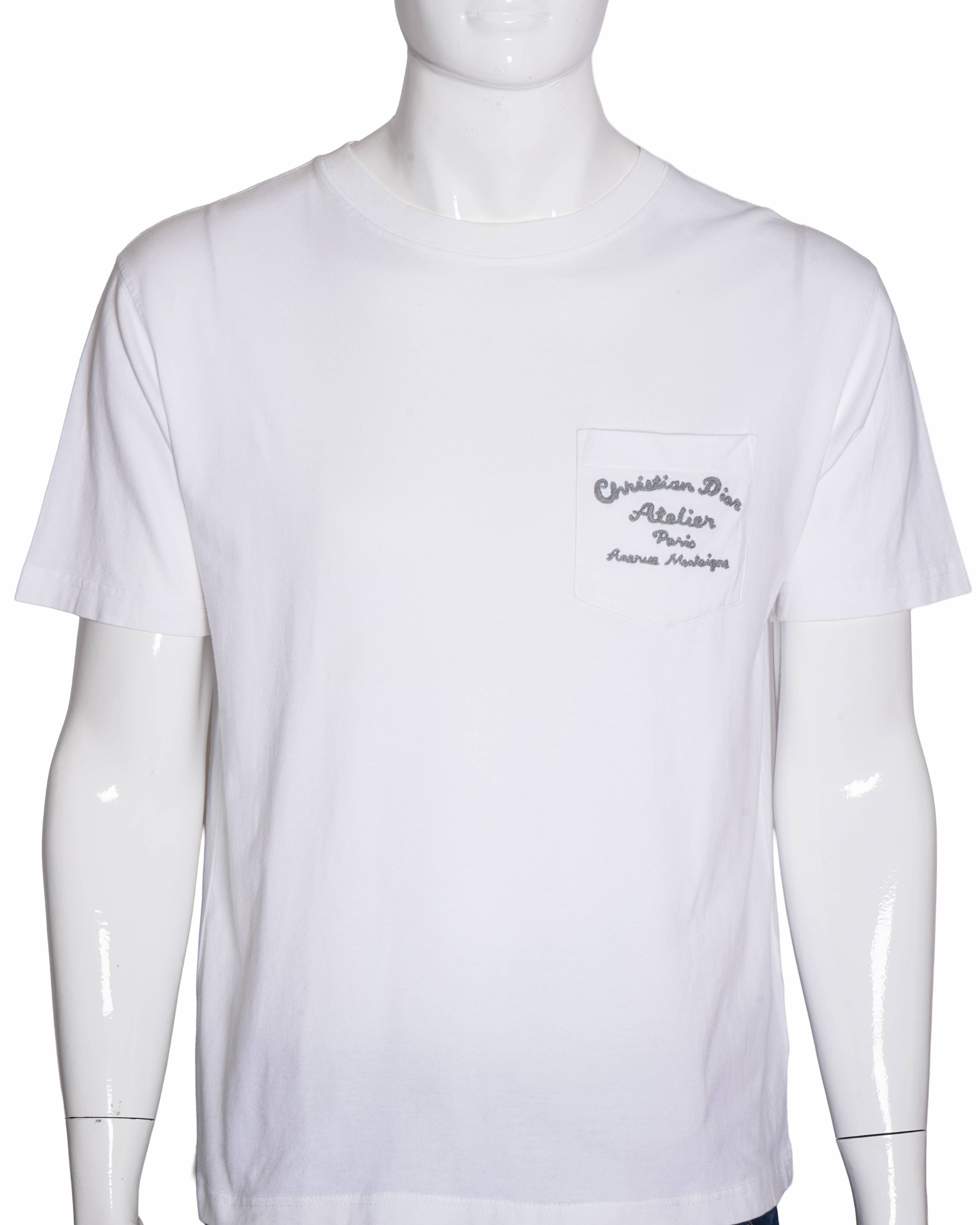 Dior White Atelier Pocket T-Shirt