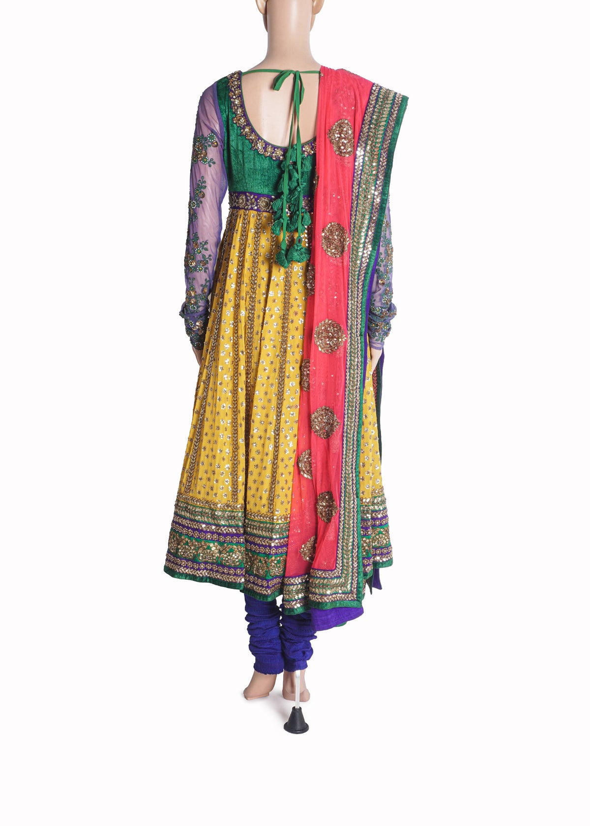 Sabyasachi Multi-Color Embellished Anarkali Set of 3
