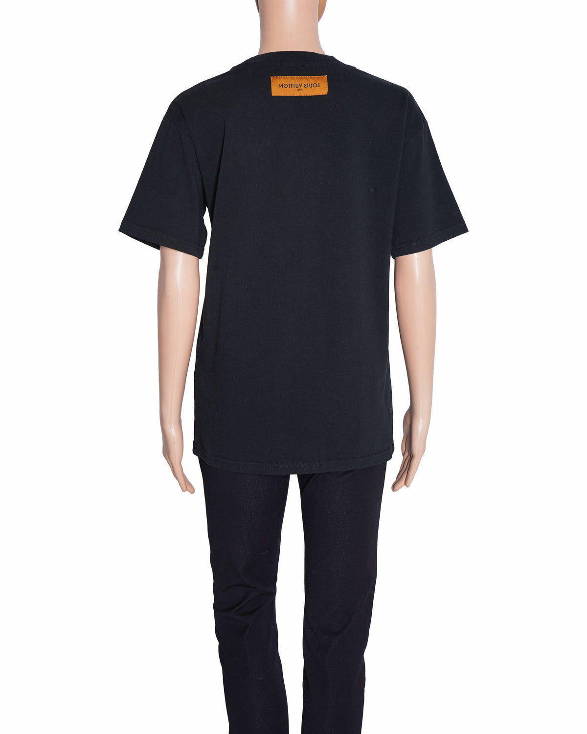 Louis Vuitton heart with metallic chain tsirt