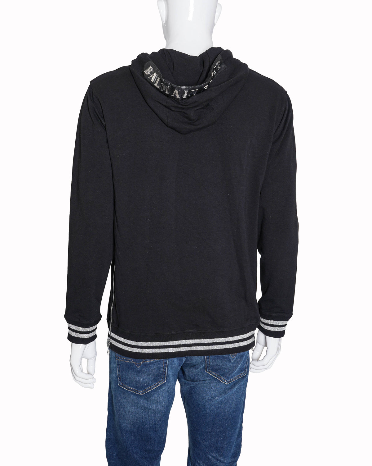 Balmain Black Paris Men's Sweater