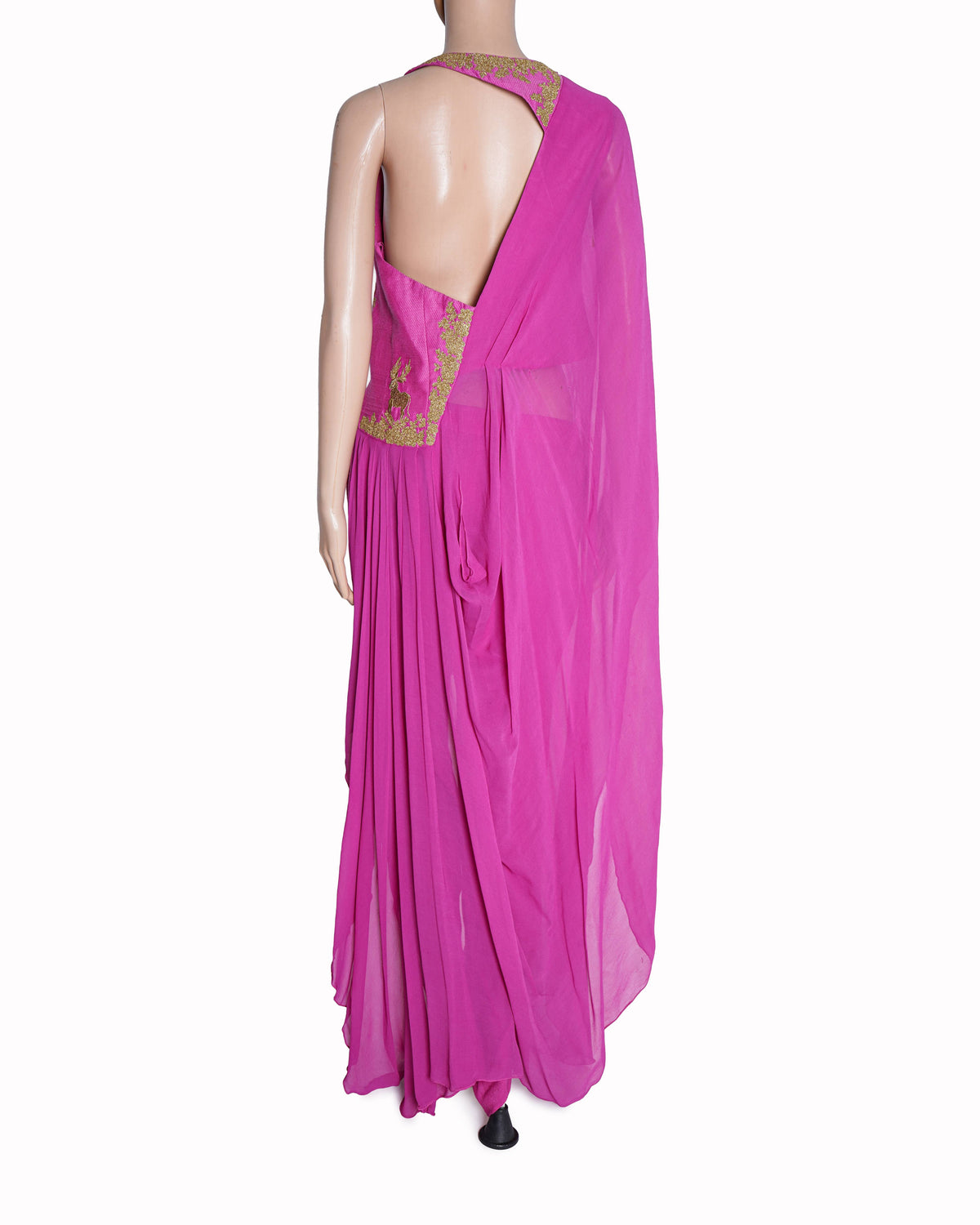 Adi by Aditya Khandelwal Embellished Vest, Drape, and Pant Set