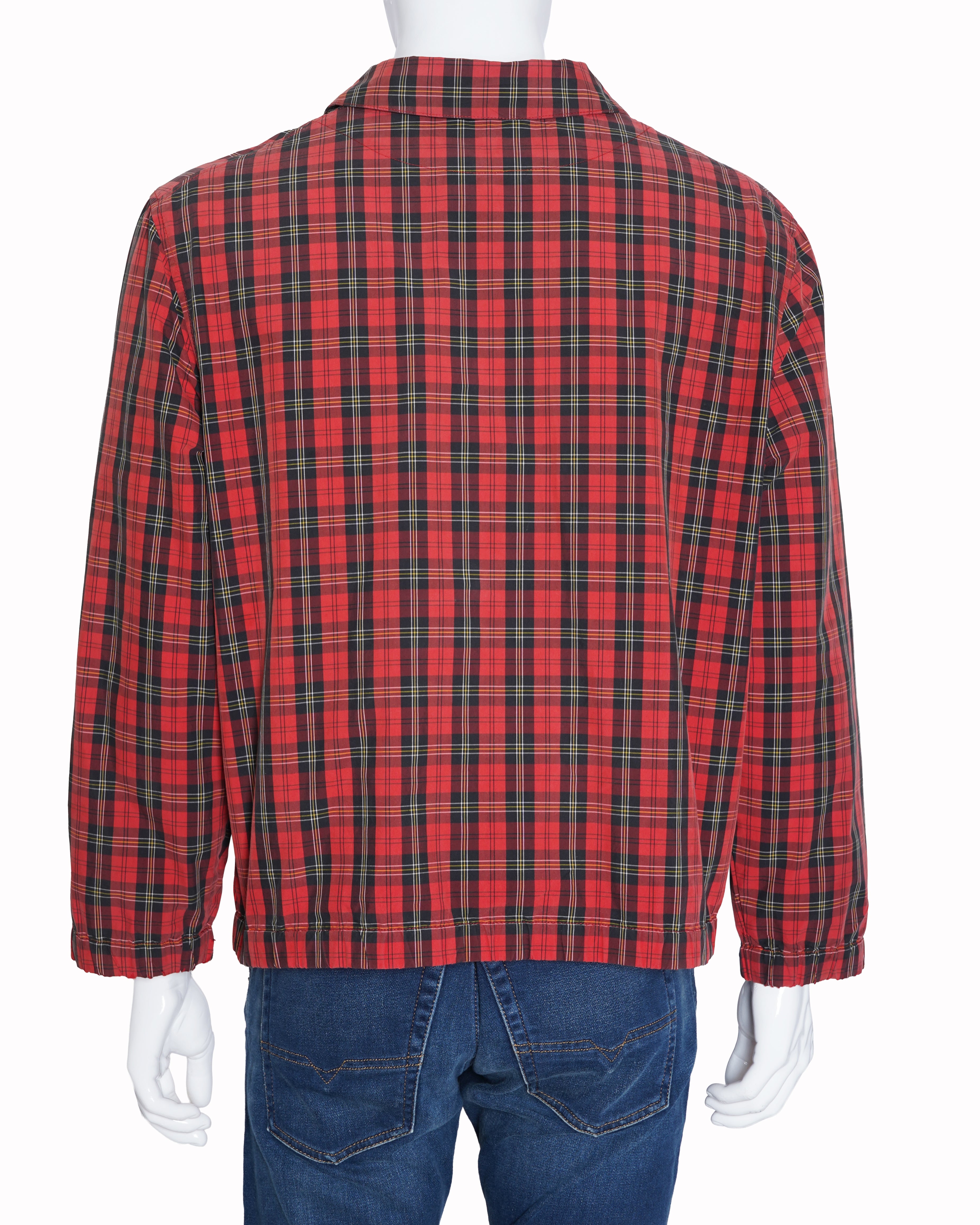 Polo by ralph lauren red checkered Zipper jacket