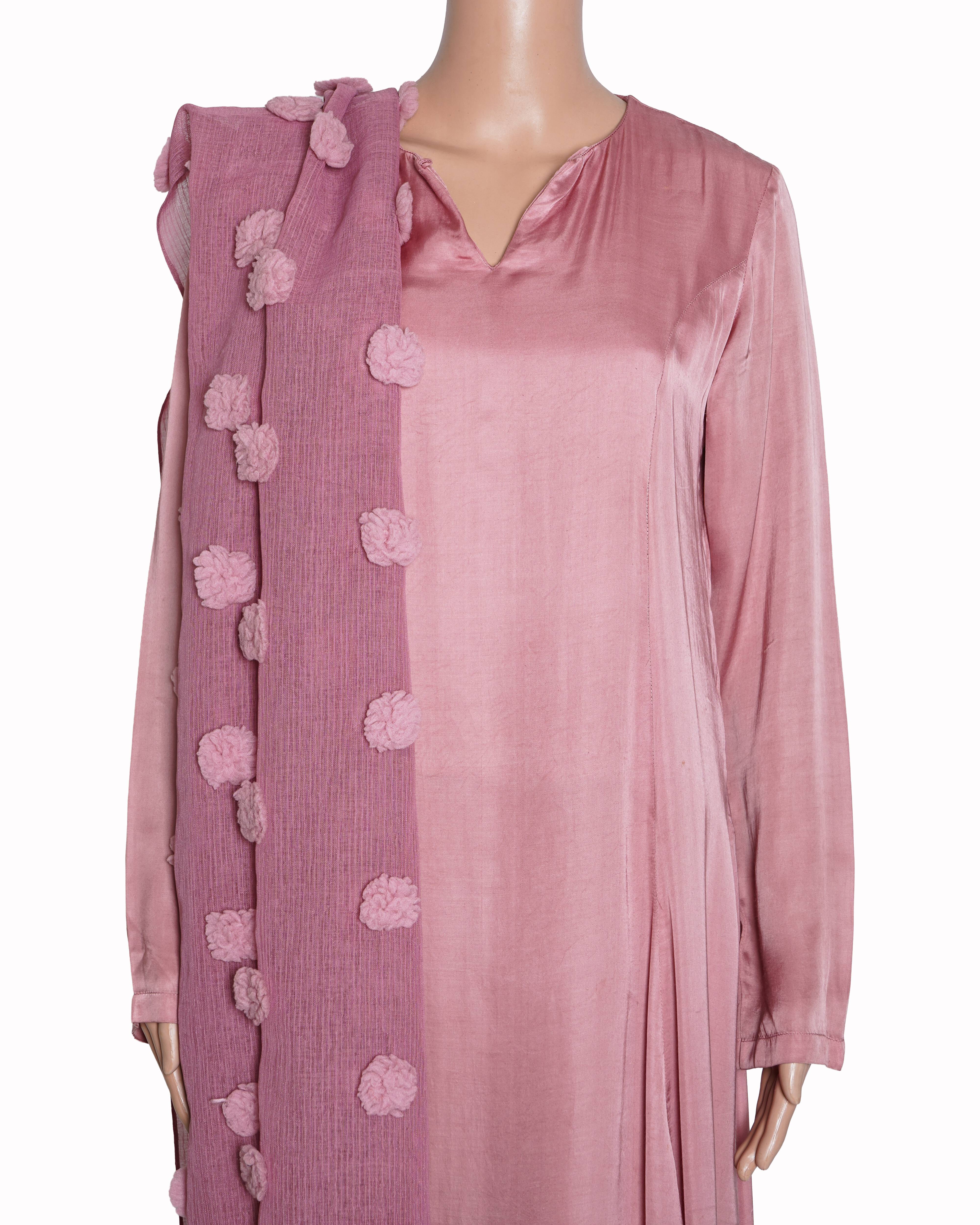 Montage By Ritika Arya Jain Anarkali Set In The Shade Pink