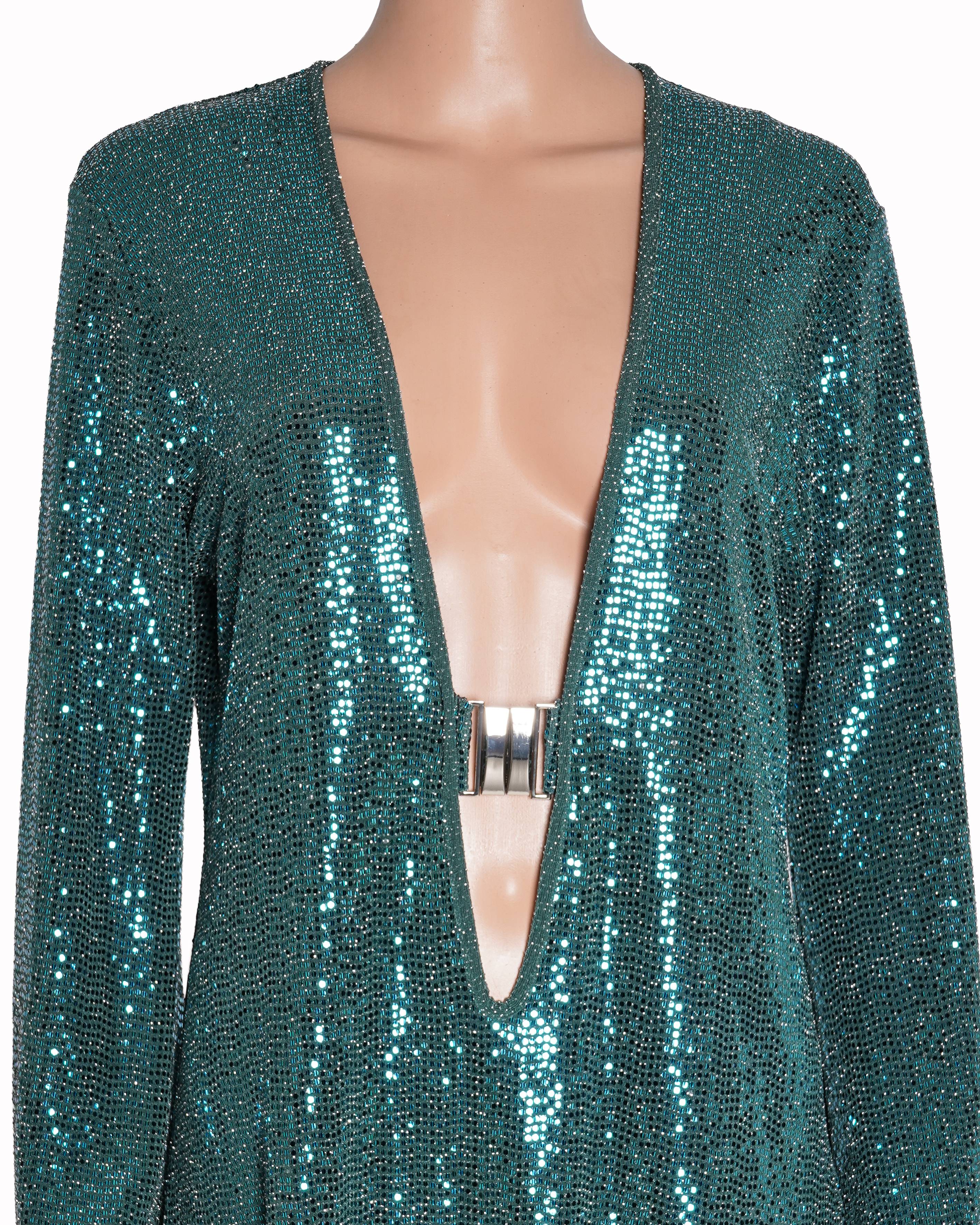 DODO BAR OR Sequined Metallic Glitter Mini Dress