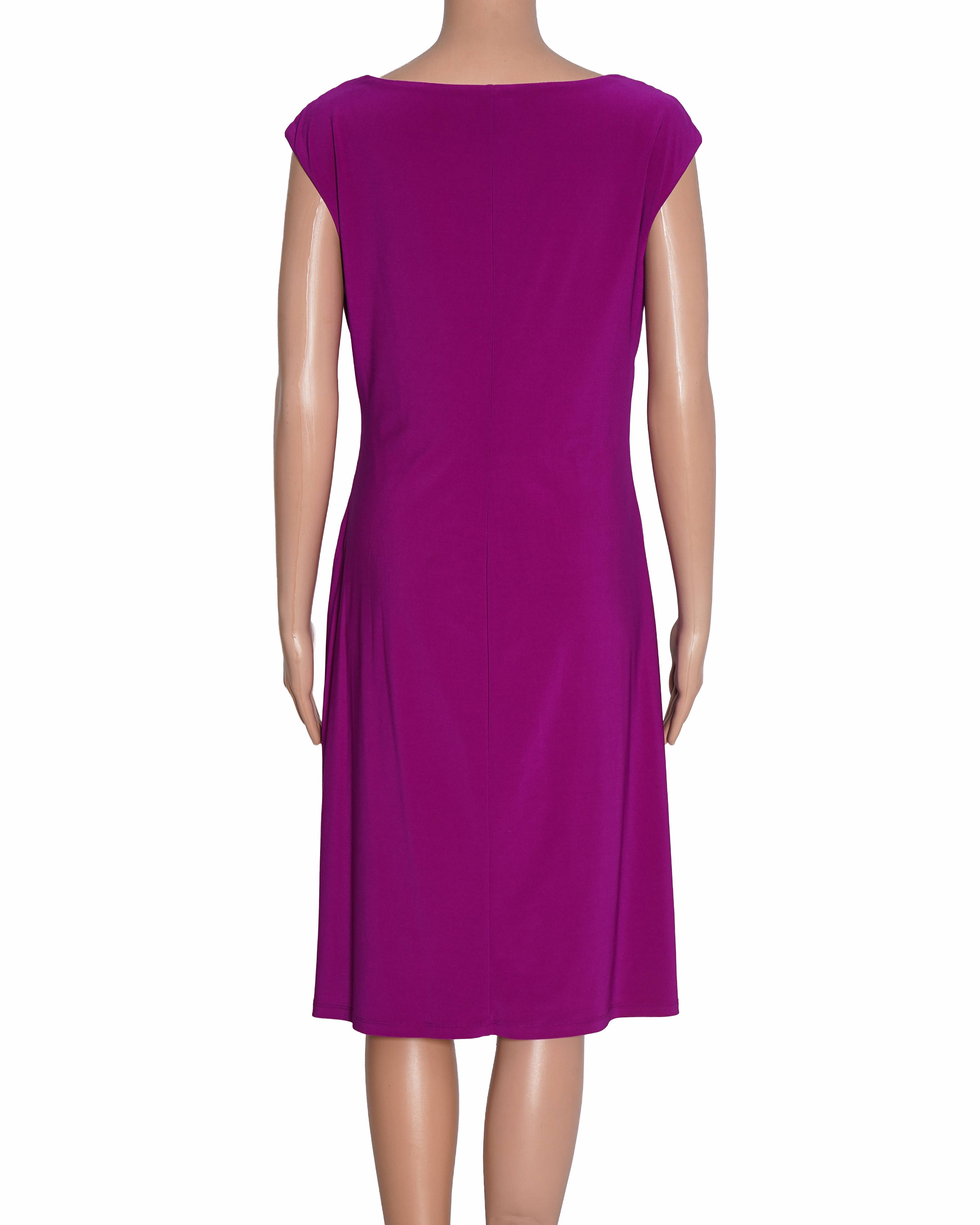 Lauren By Ralph Lauren Bodycon Dress In Magenta Pink