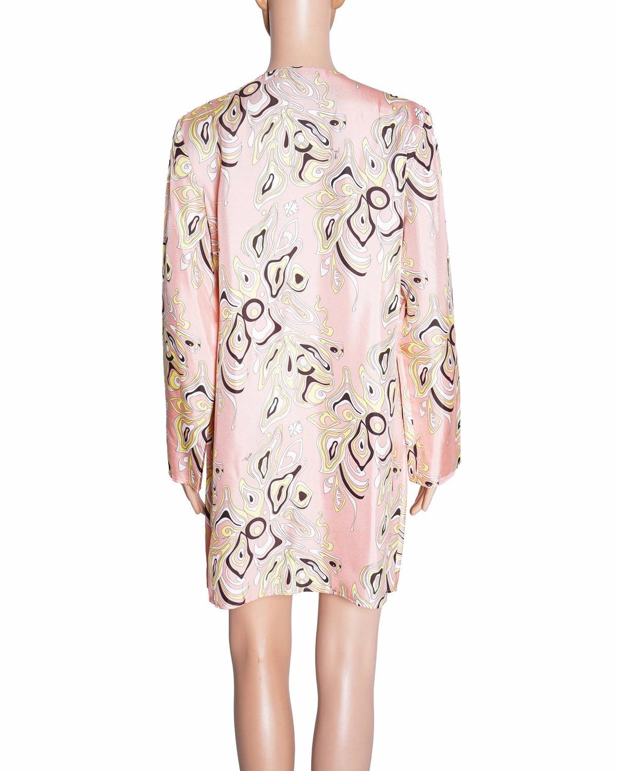 Emilio Pucci Abstract-Print Silk Tunic Dress