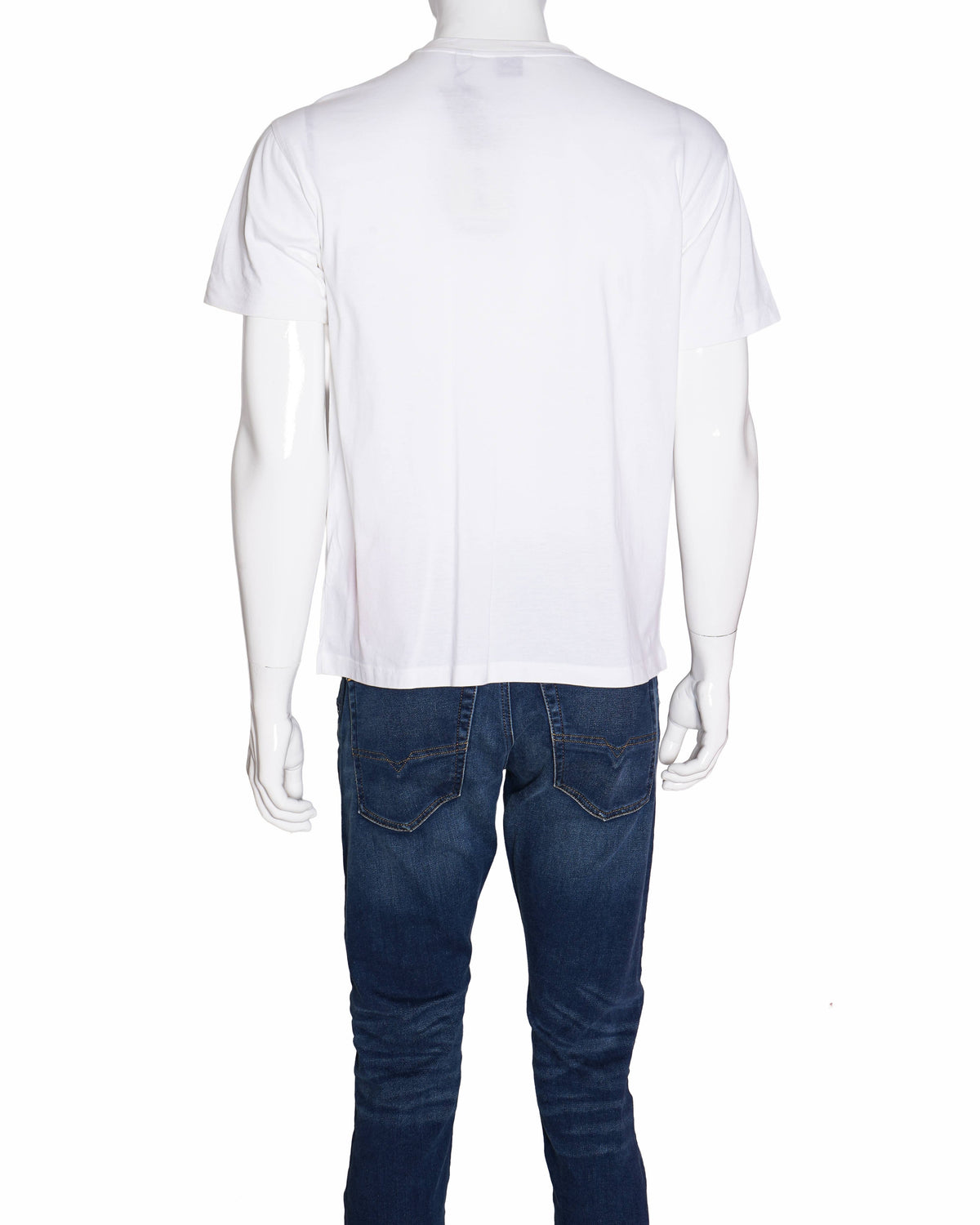 New Burberry White Graphic "B" Monogram Cotton T-Shirt