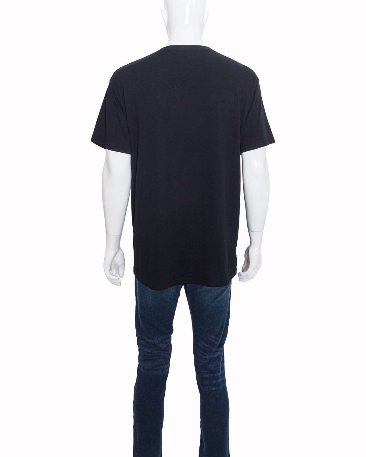 Balenciaga Black Cotton Left-Chest Logo Men's T-Shirt