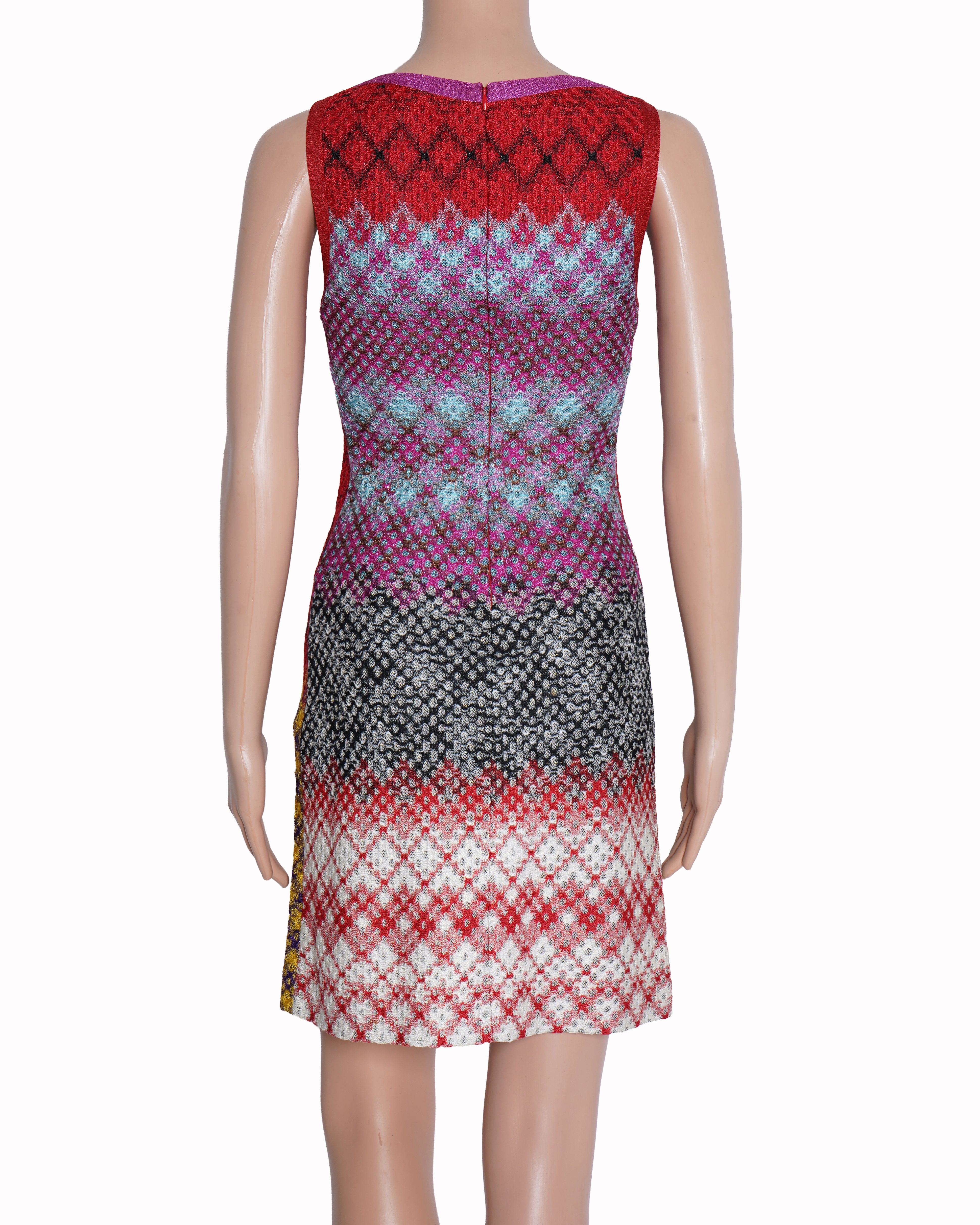 Missoni ribbed multicolor mini dress