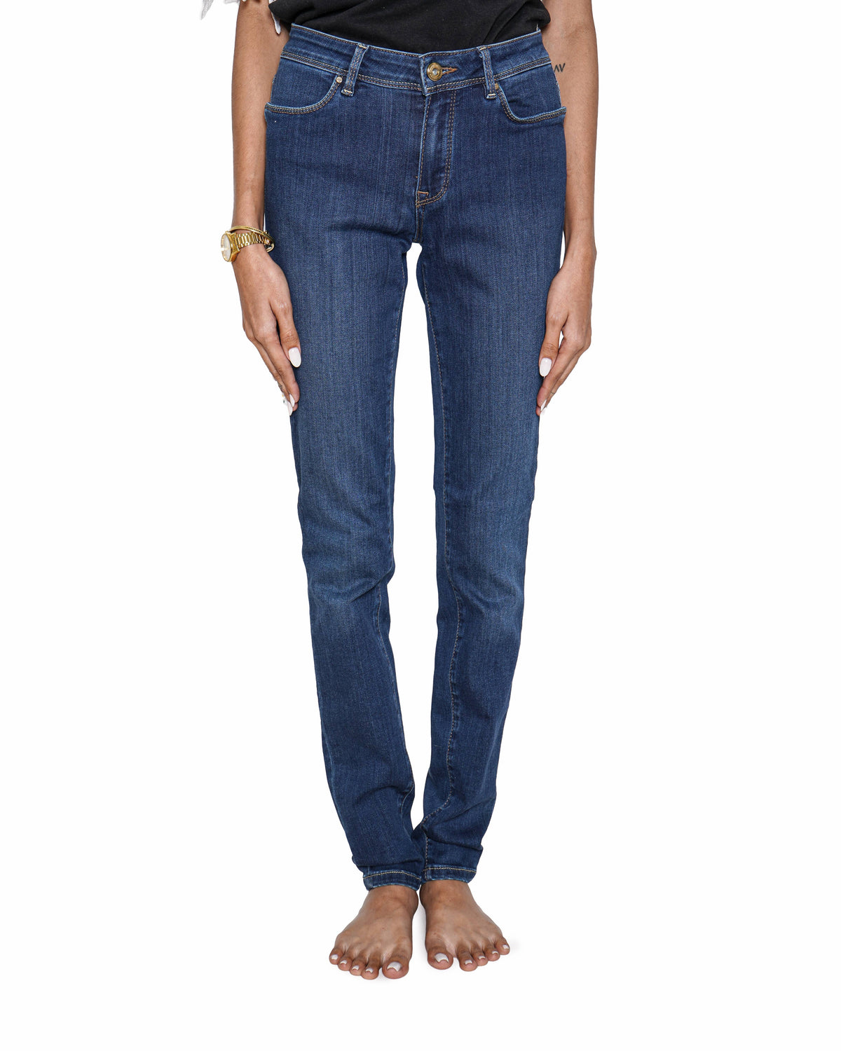 Massimo Dutti Deep Indigo Stretch Skinny Jeans