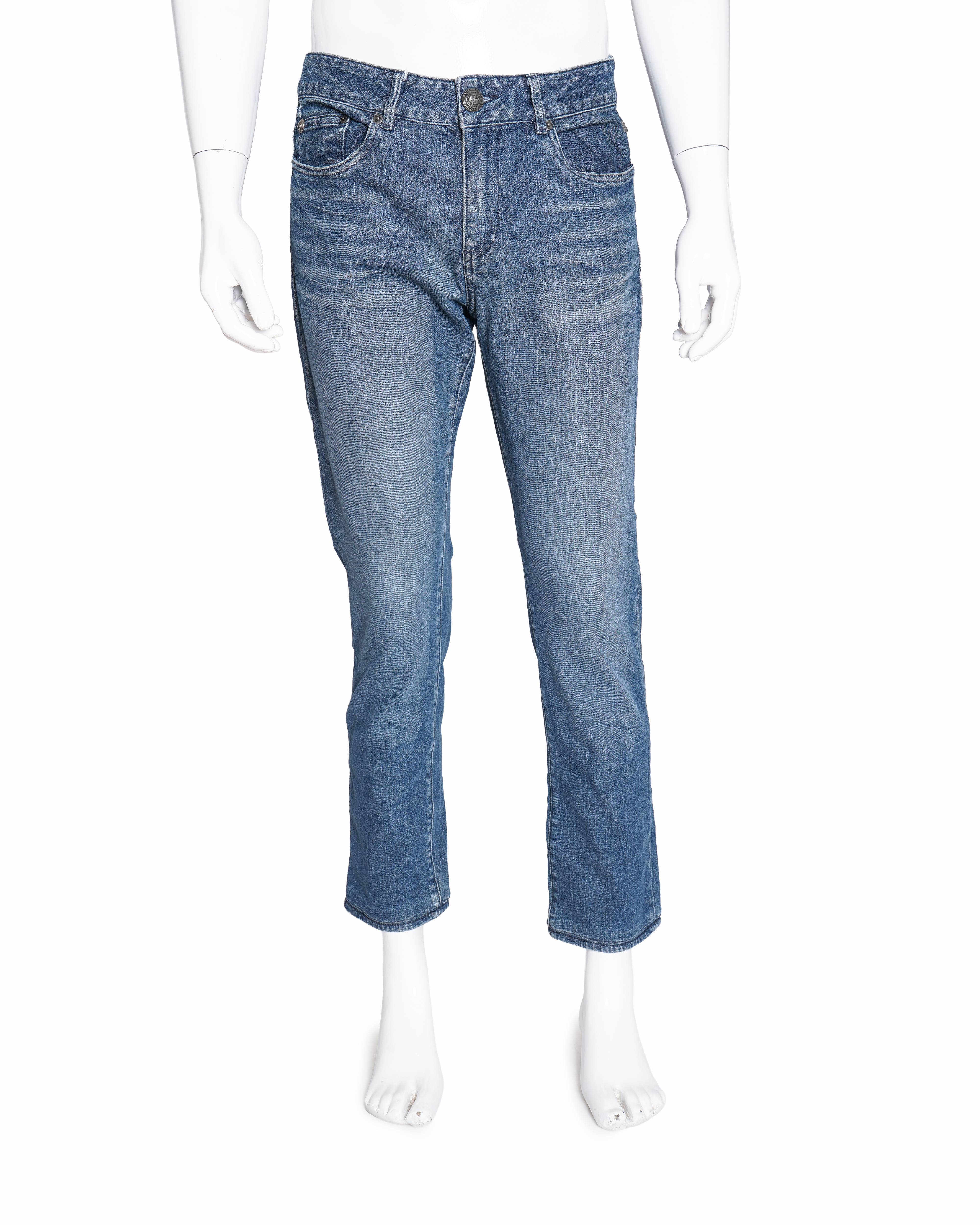 Balmain Paris Men's Slim-Fit Indigo Jeans