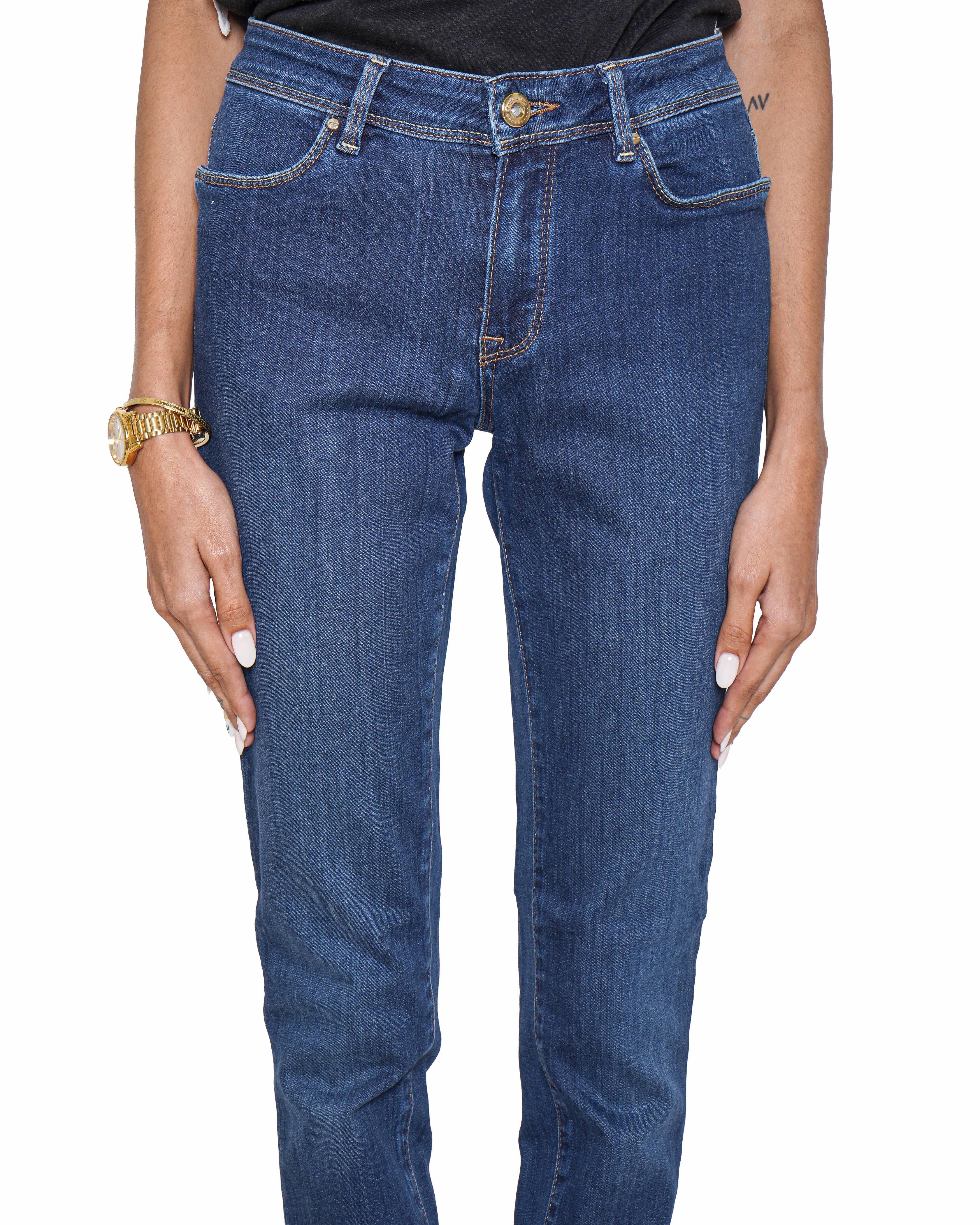 Massimo Dutti Deep Indigo Stretch Skinny Jeans