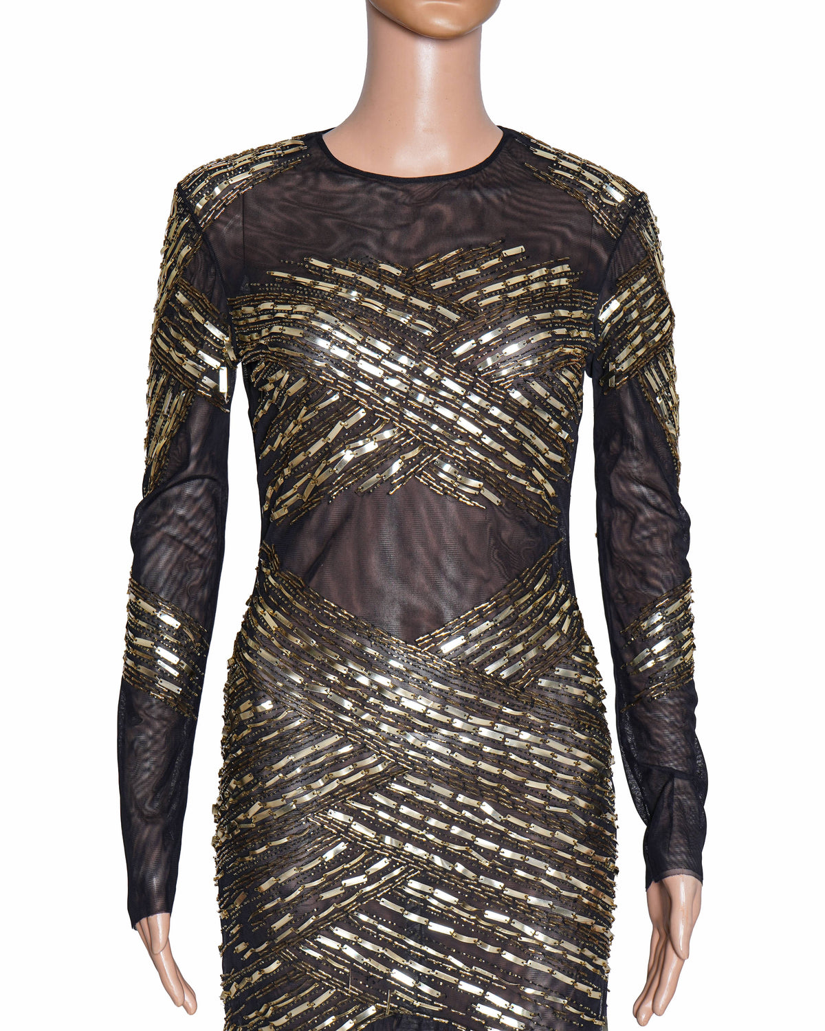 Elisabetta Franchi Black Red Carpet Gown