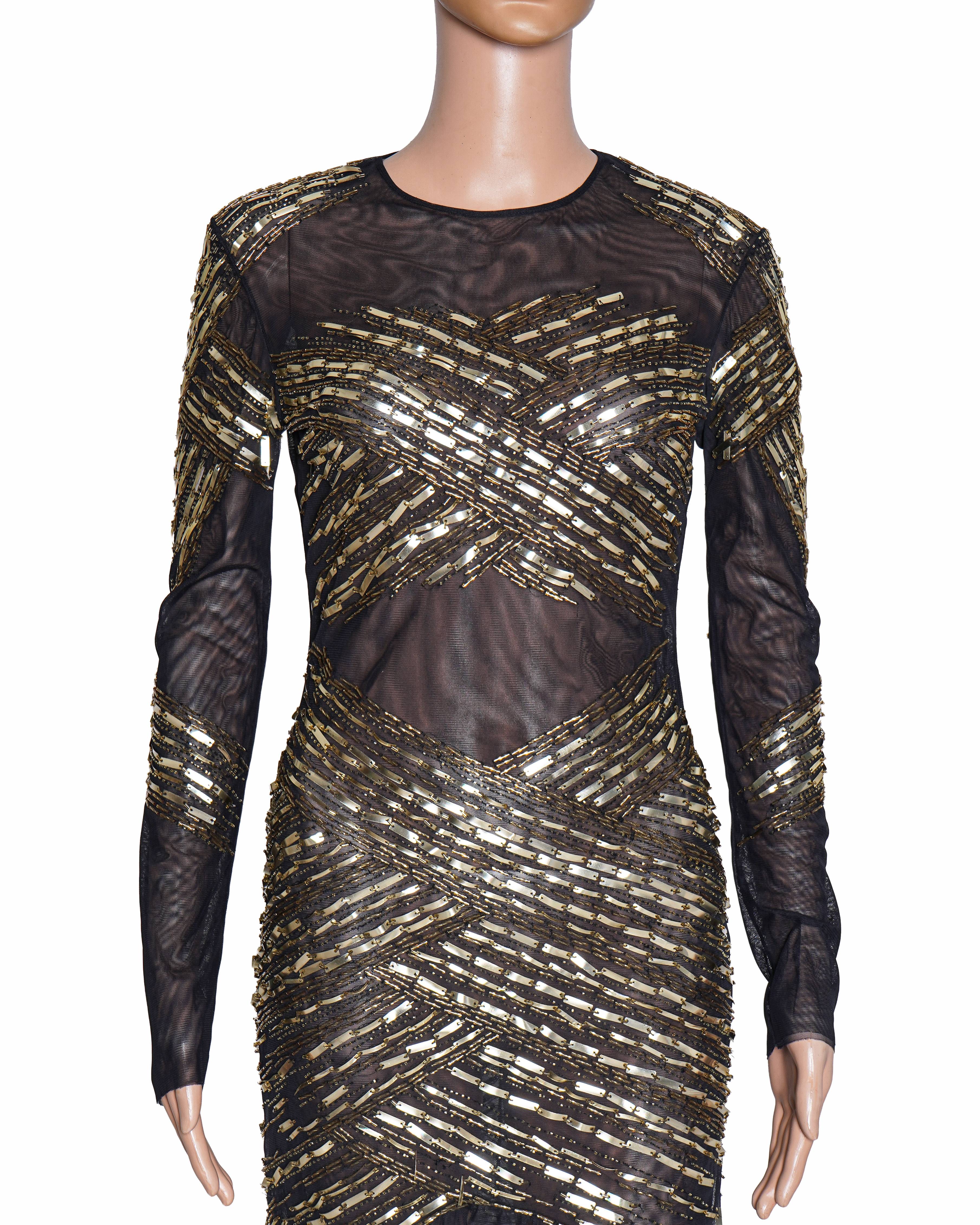 Elisabetta Franchi Black Red Carpet Gown