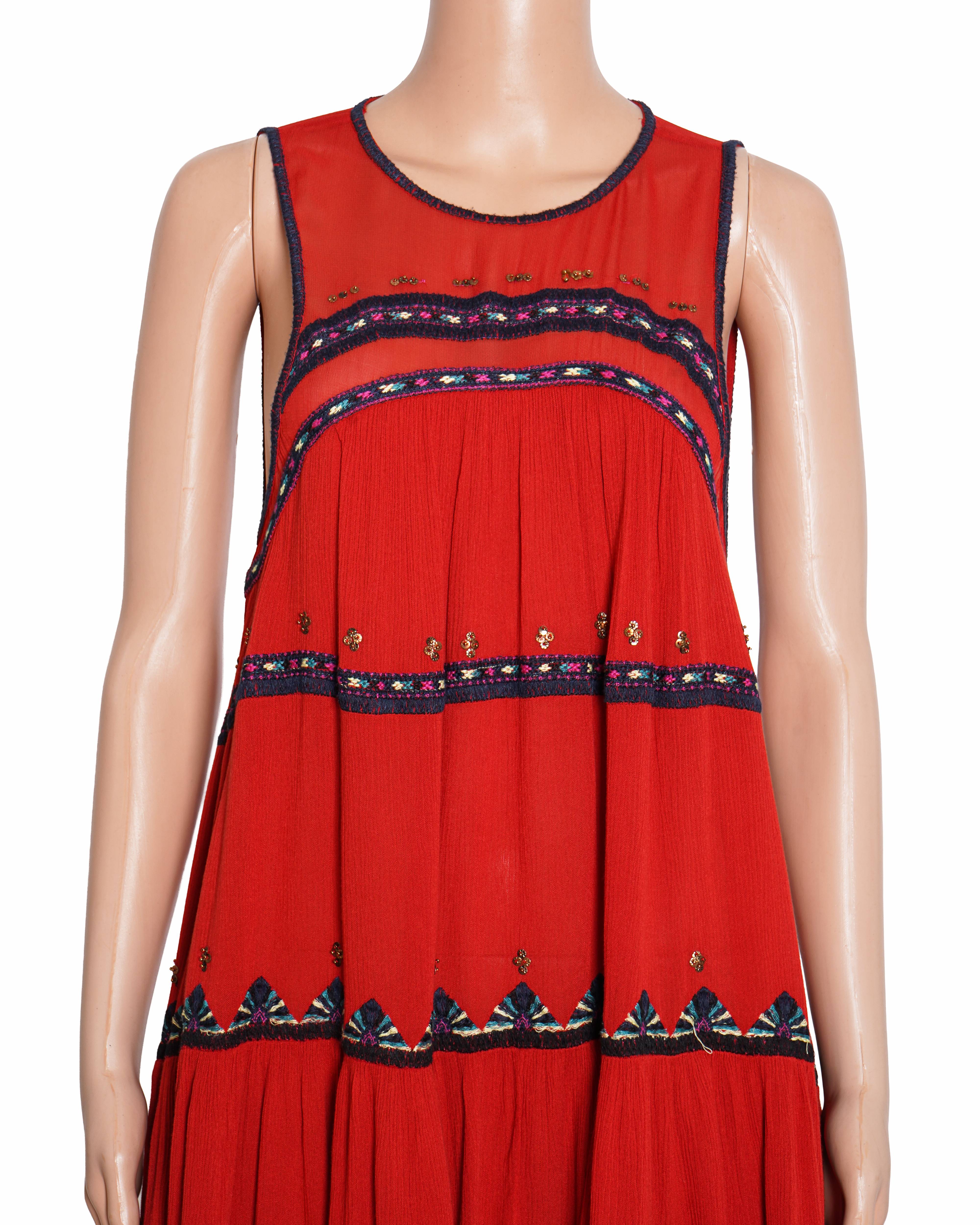 Free People red sleeveless Dress