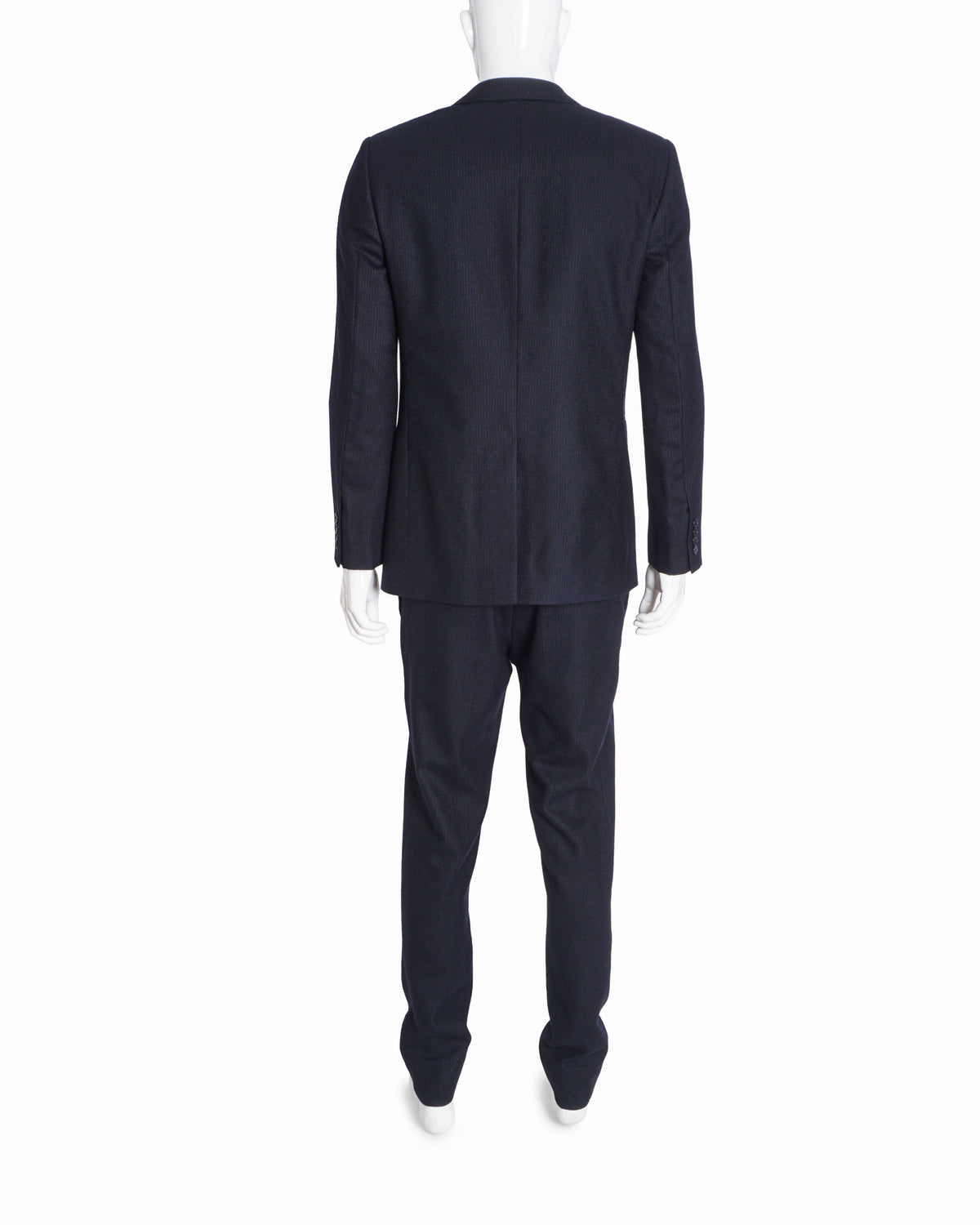 Saint Laurent Black Virgin Wool 2-Piece Suit