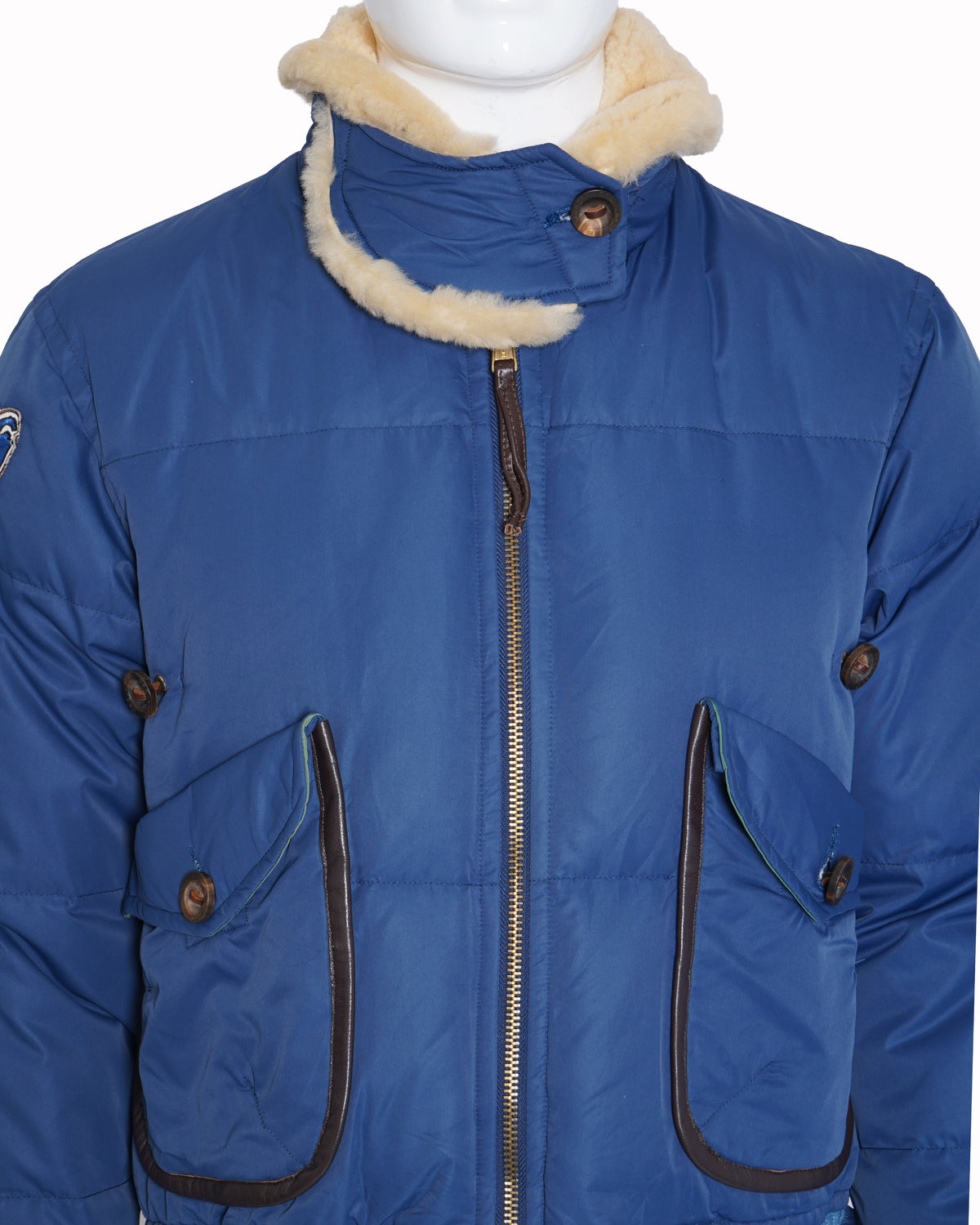 Dsquared blue puffer bomber jacket