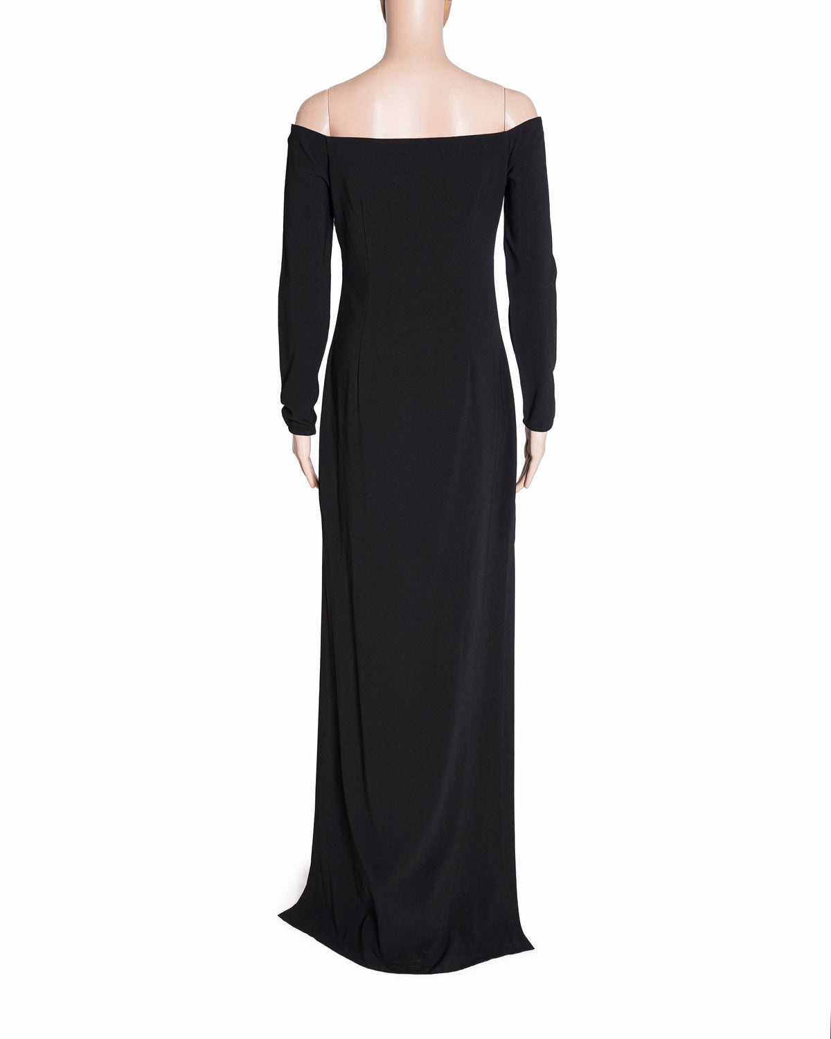 Halston Heritage High Low Dress In Black