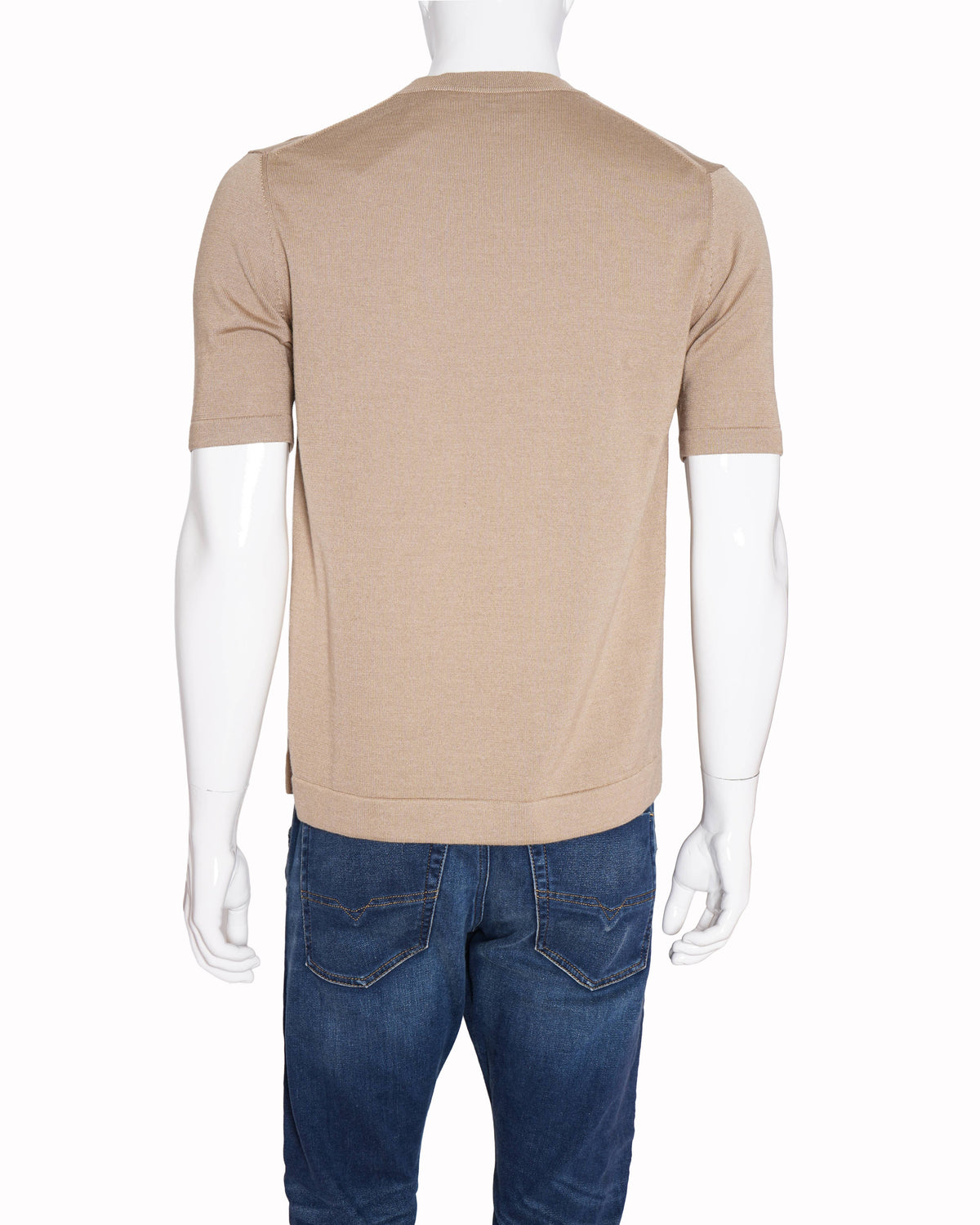 Burberry Knit T-shirt Men's In Beige