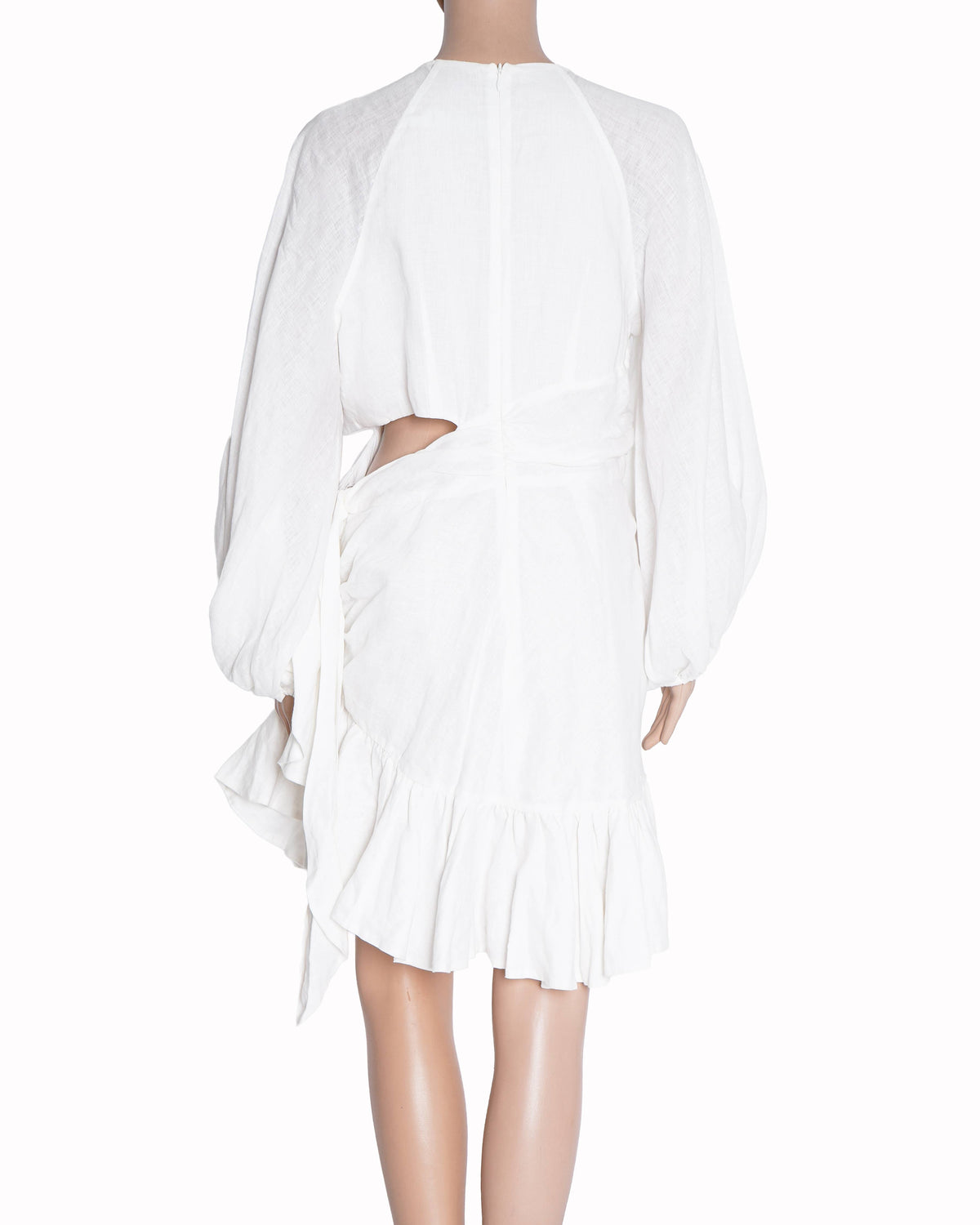 Zimmermann Lyre Billow Mini Wrap Dress