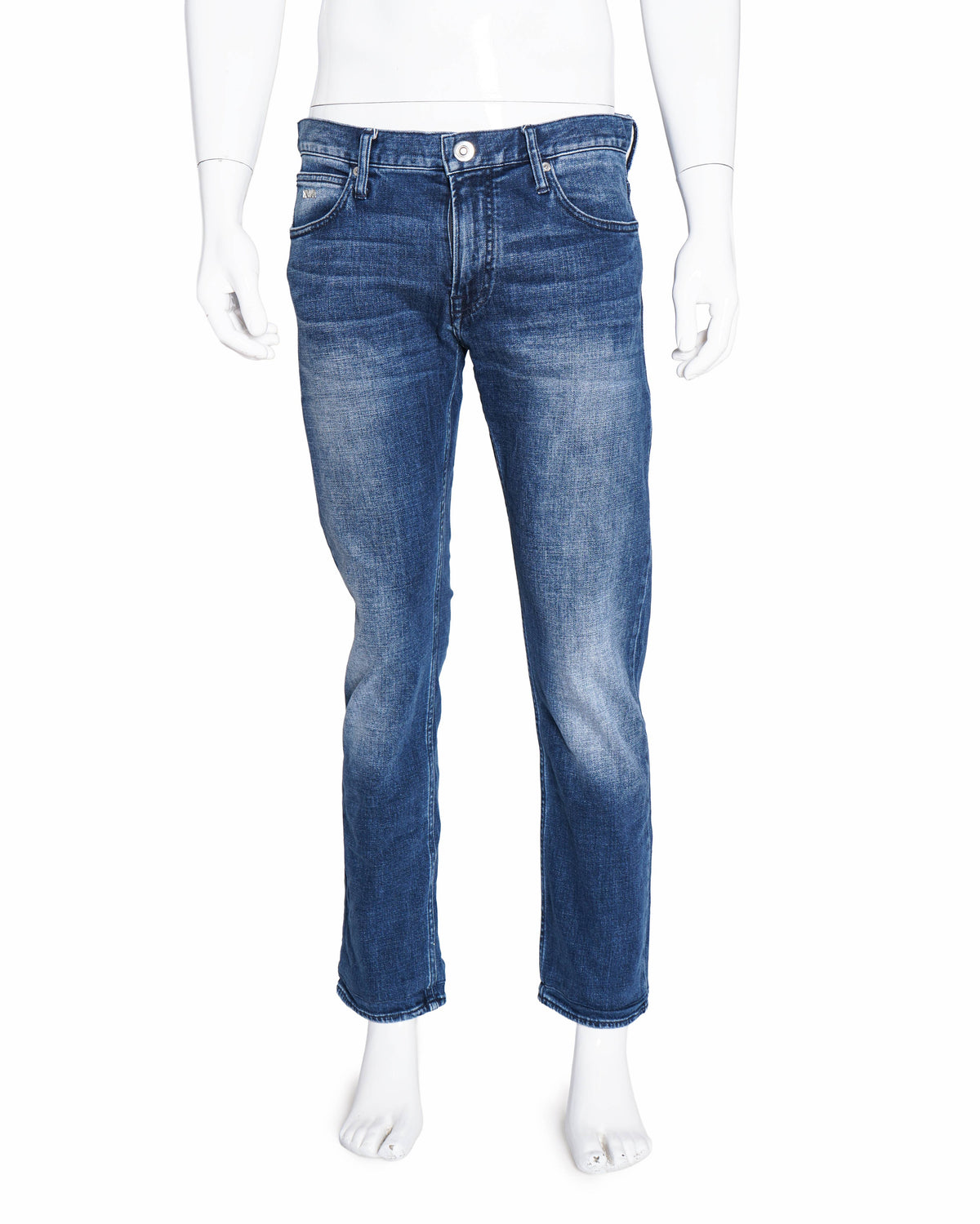 Emporio Armani Men's Indigo Regular-Fit Jeans