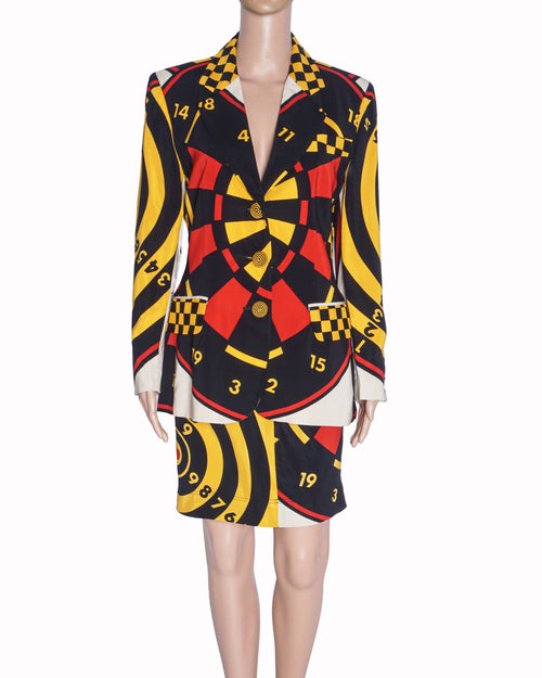 Moschino Cheap and Chic Vintage 1990's Blazer And Skirt Set