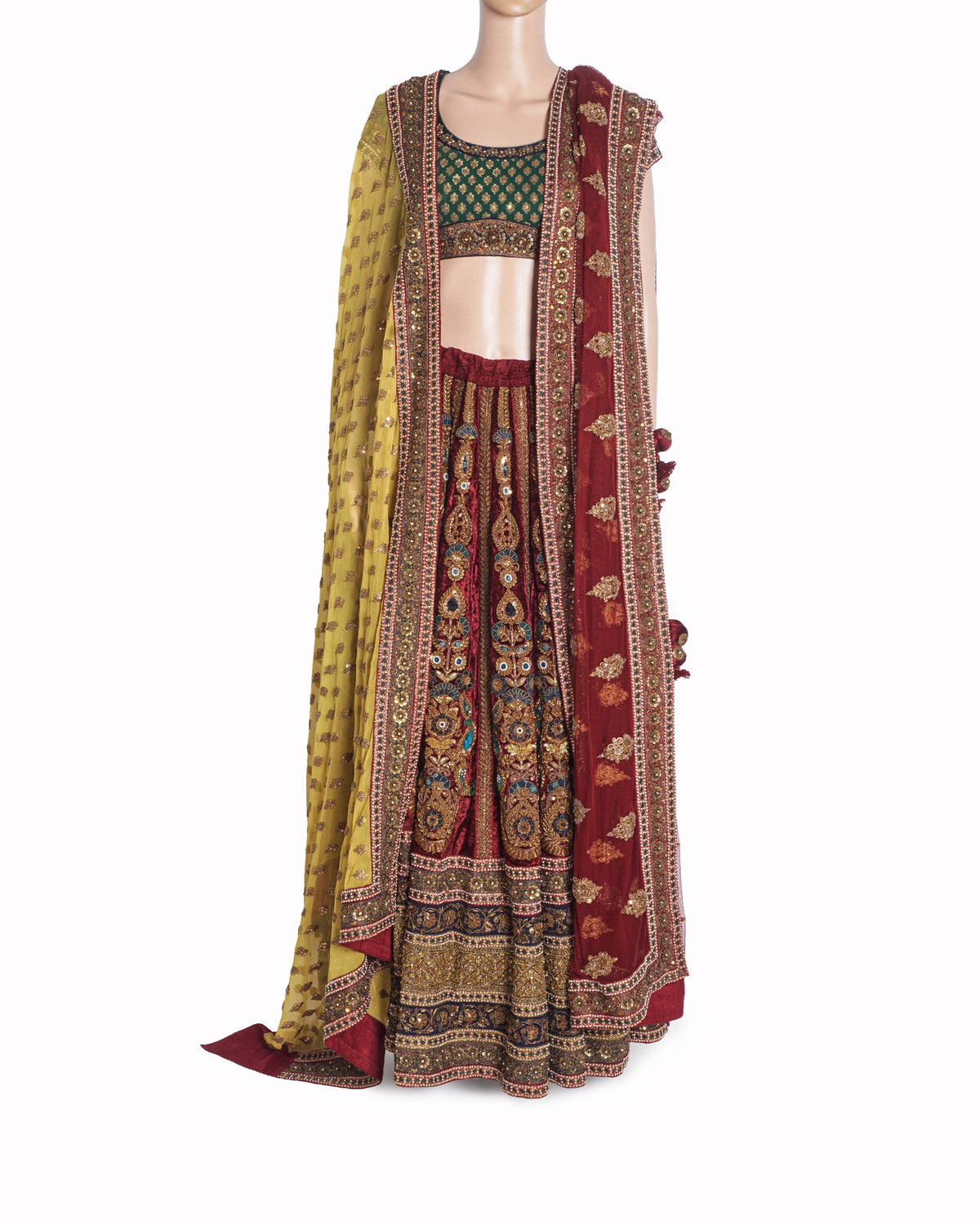 Sabyasachi Embroidered Lehenga Set