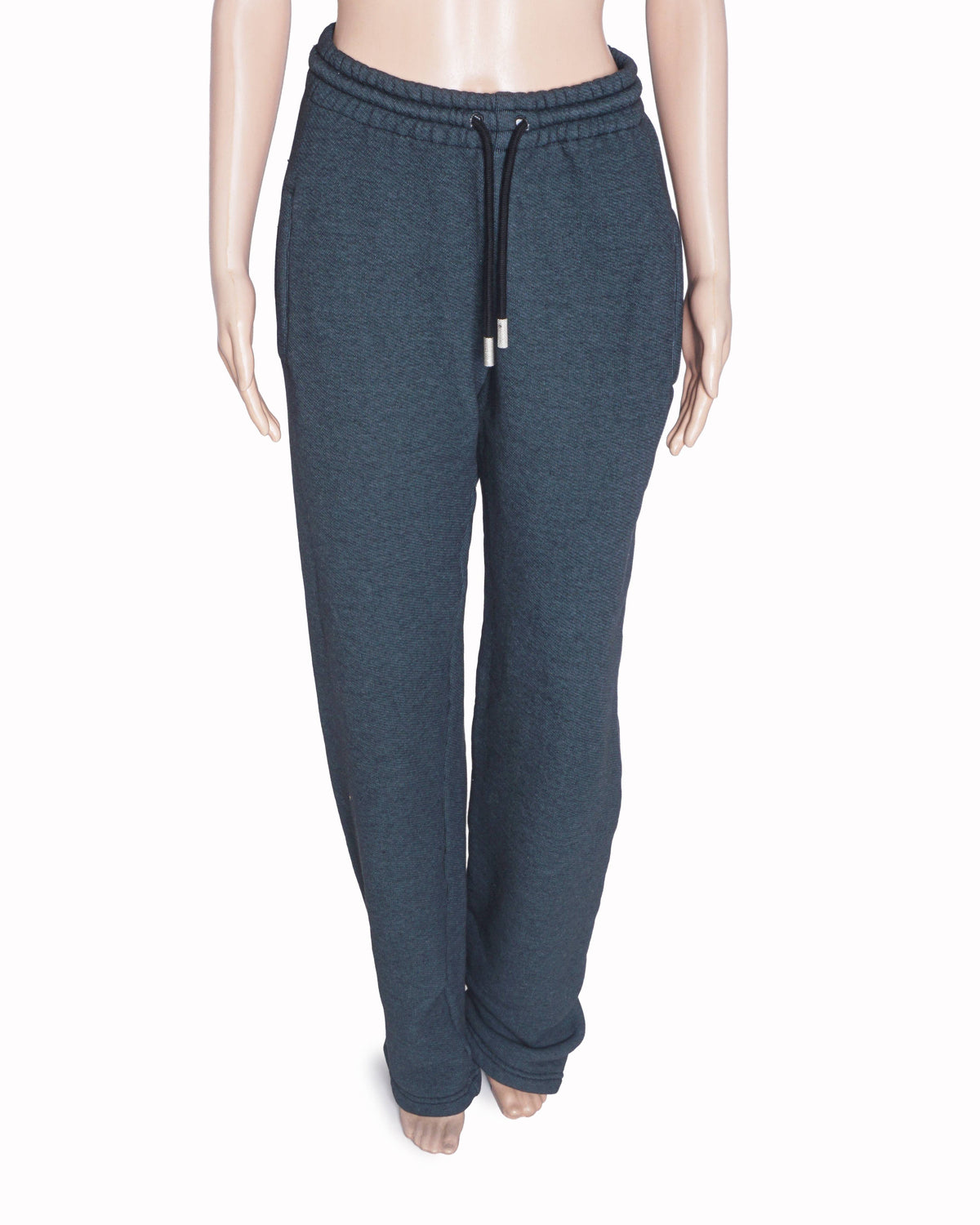 Off-White Dark Grey Diagonal Stripe Sweatpants