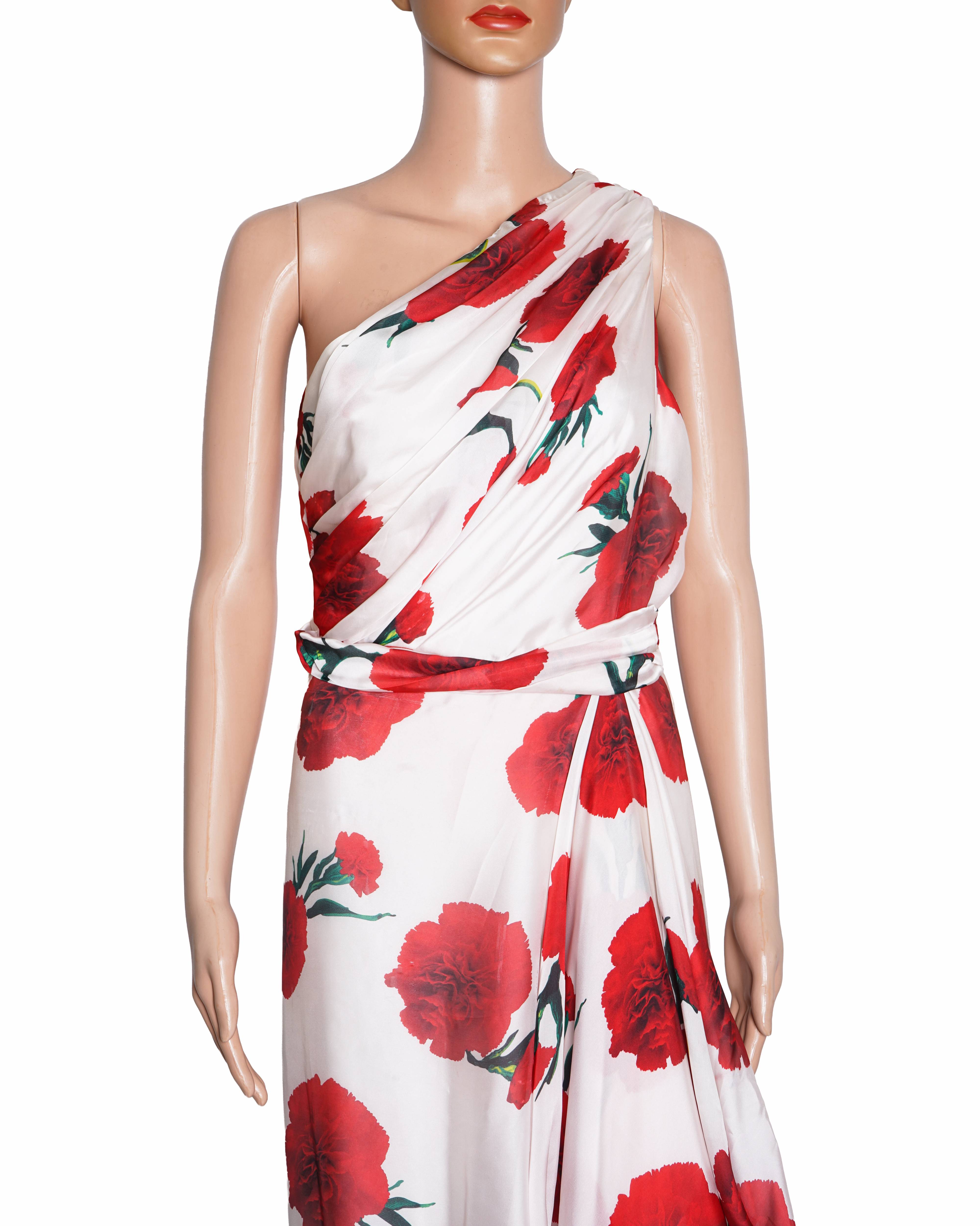 Renasci By Ritika Arya Jain Single Shoulder Floral Printed Dress