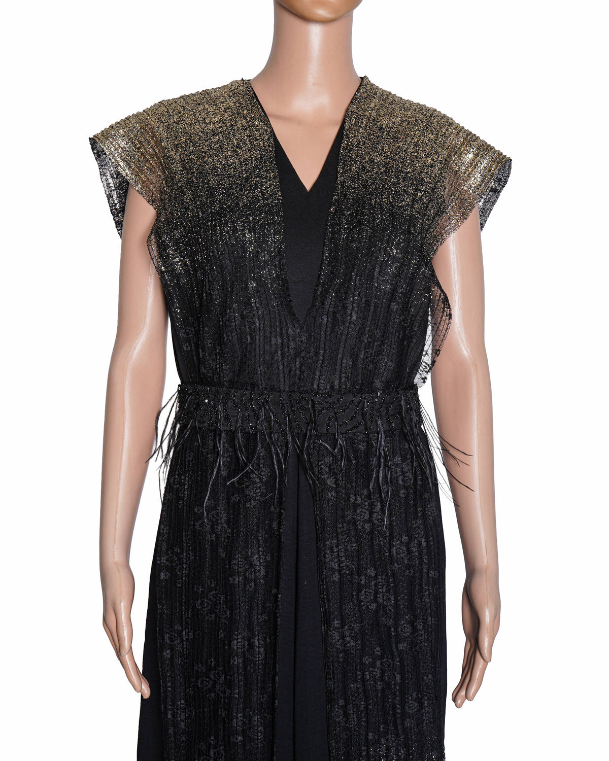 Richa Khemka Black & Gold Ombre Jumpsuit