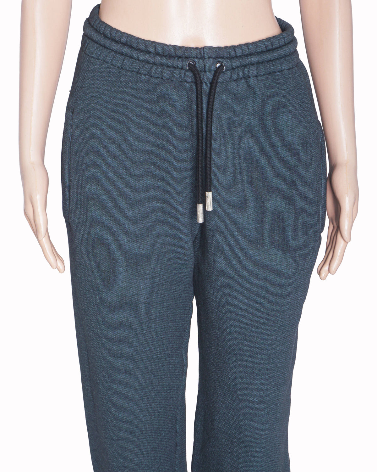 Off-White Dark Grey Diagonal Stripe Sweatpants