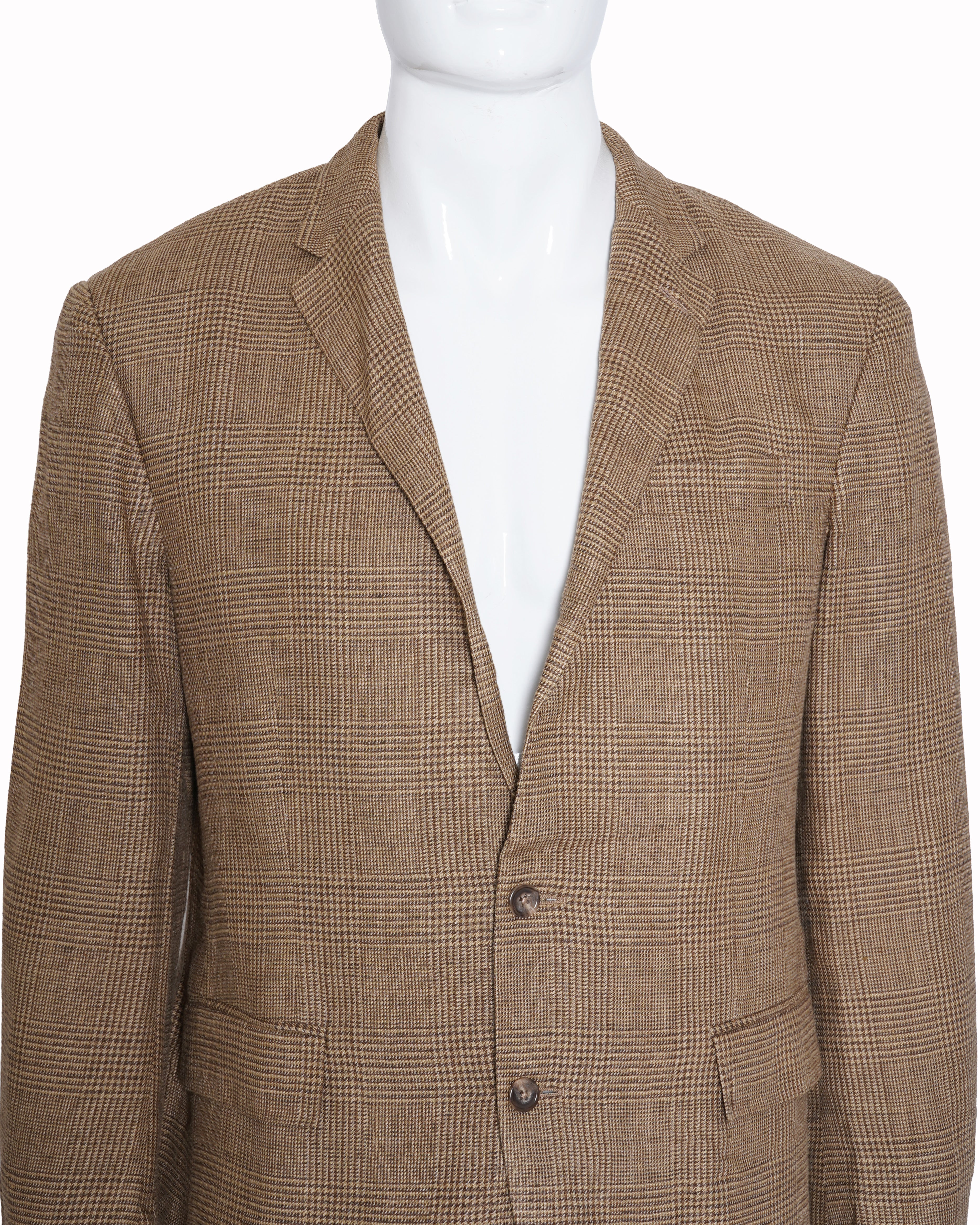 Polo by Ralph lauren Beige checkered blazer