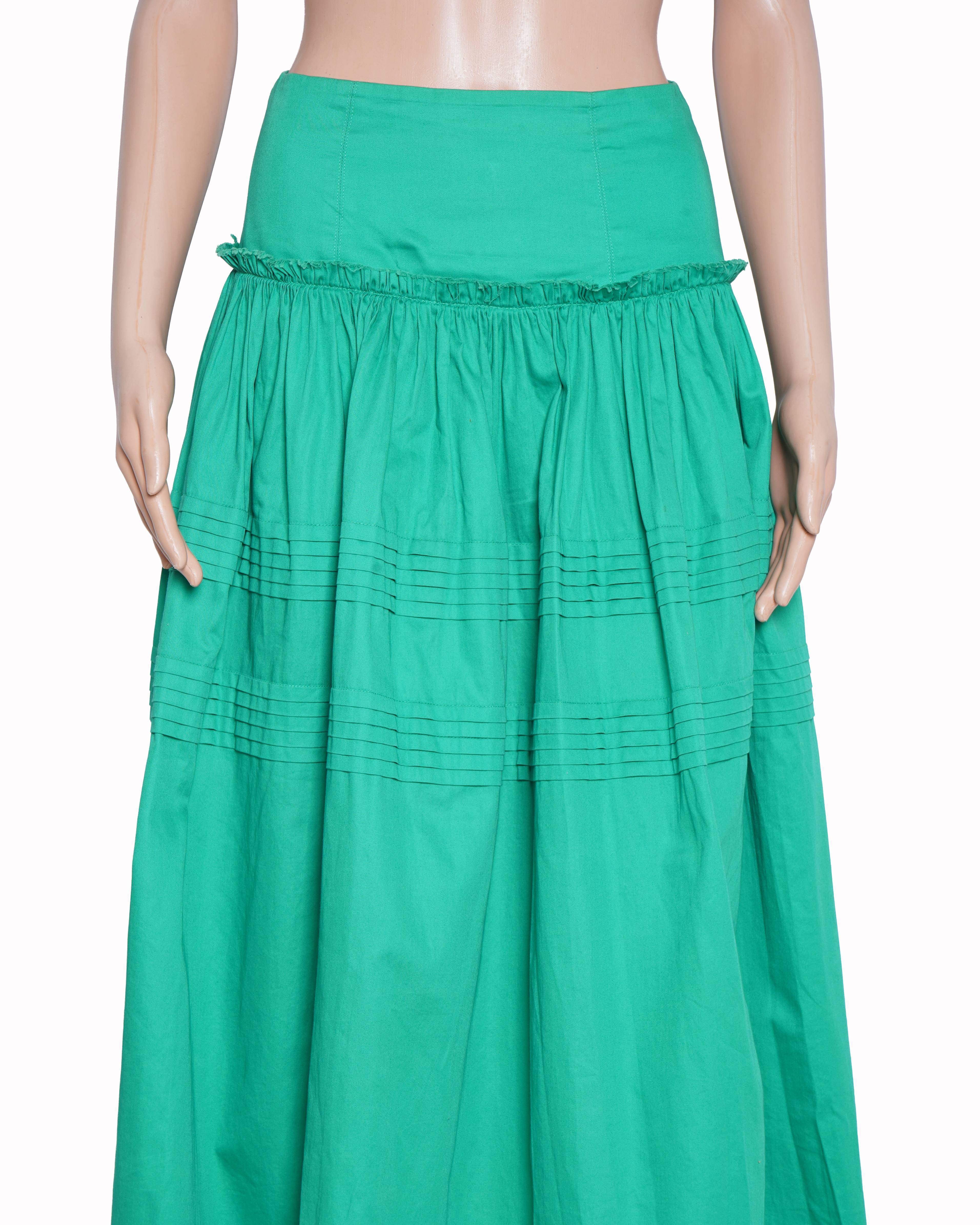 Aje Pleated Emerald Green dress