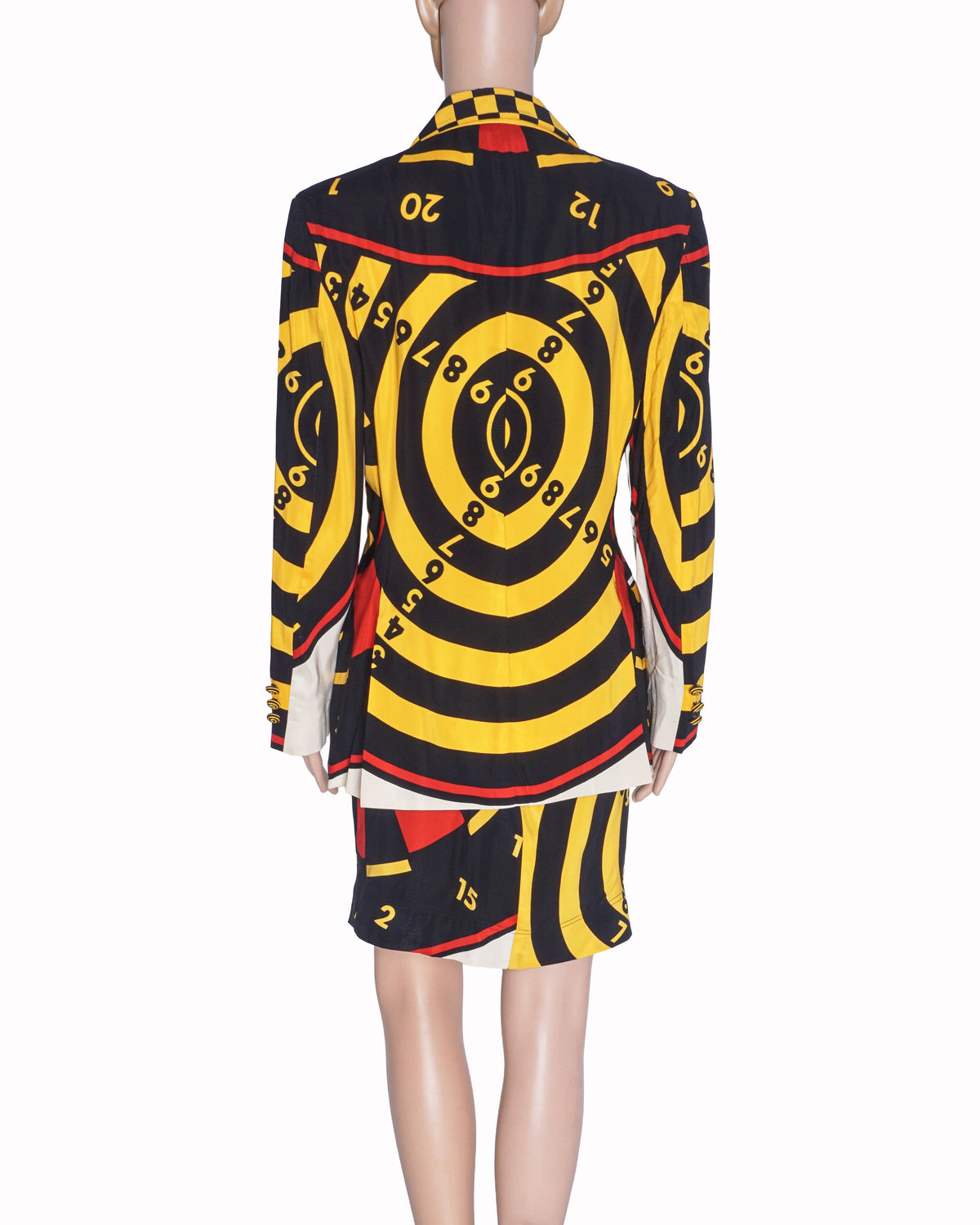 Moschino Cheap and Chic Vintage 1990's Blazer And Skirt Set