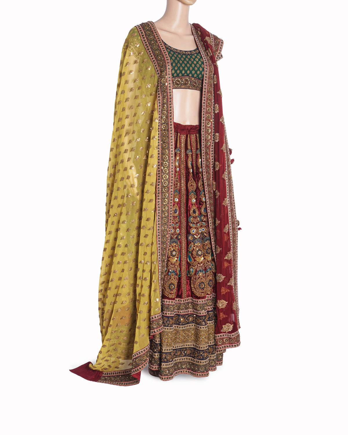 Sabyasachi Embroidered Lehenga Set