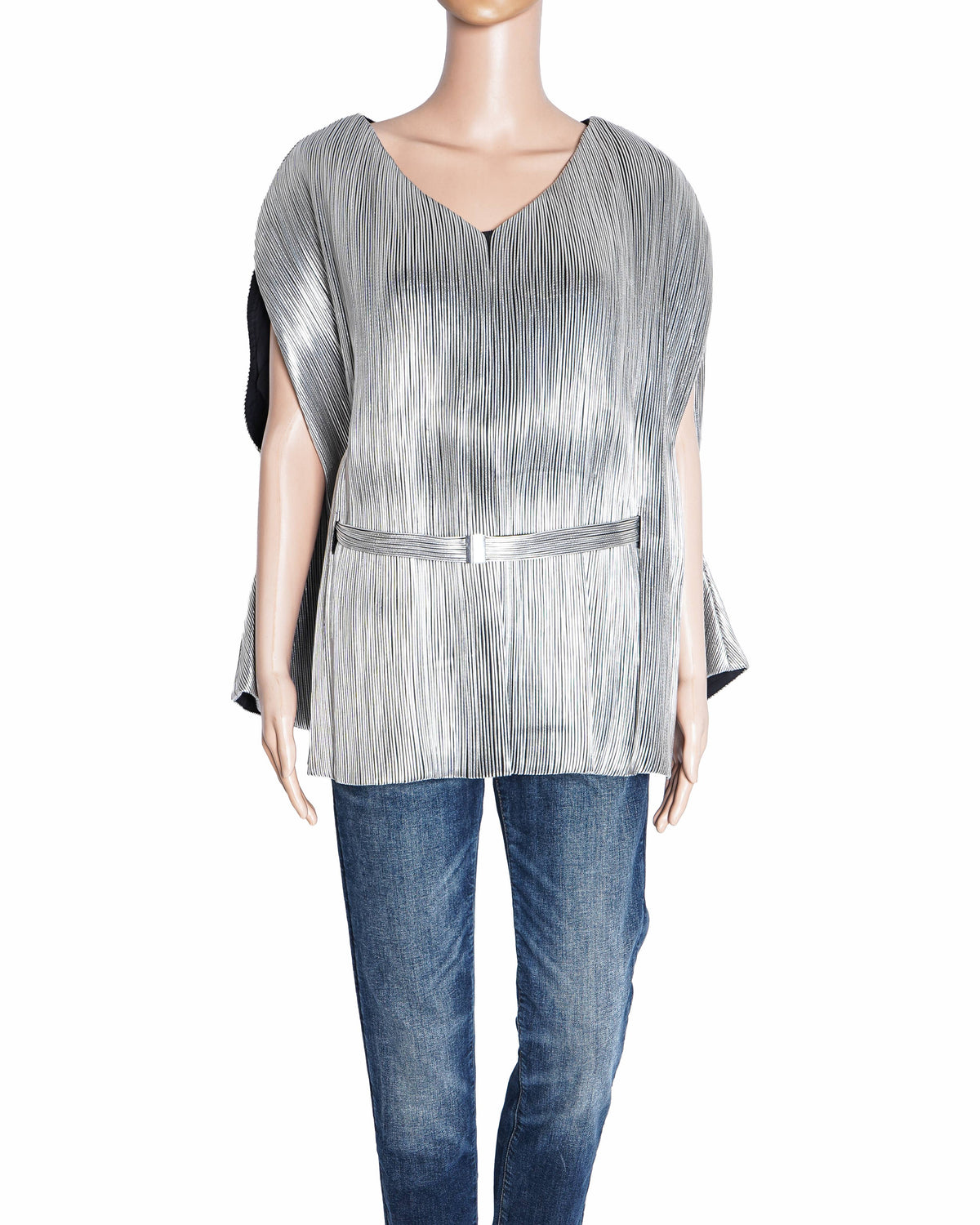 RimZim Dadu Metallic Cord Draped Cape