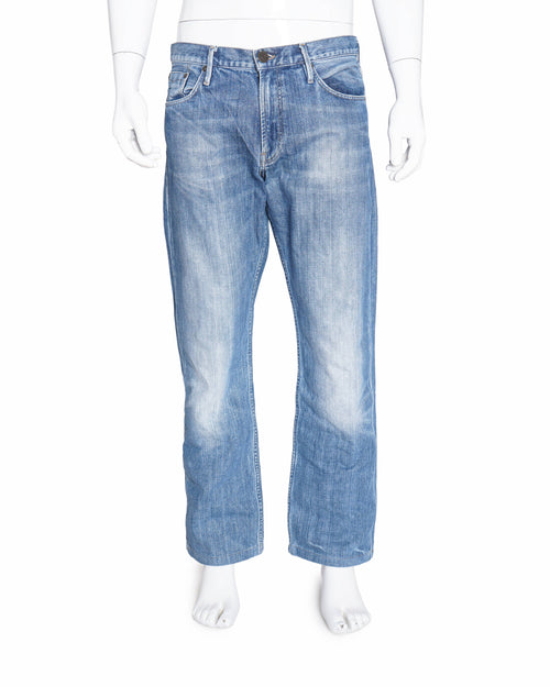 Burberry Brit Men’s Straight-Fit Indigo Blue Jeans