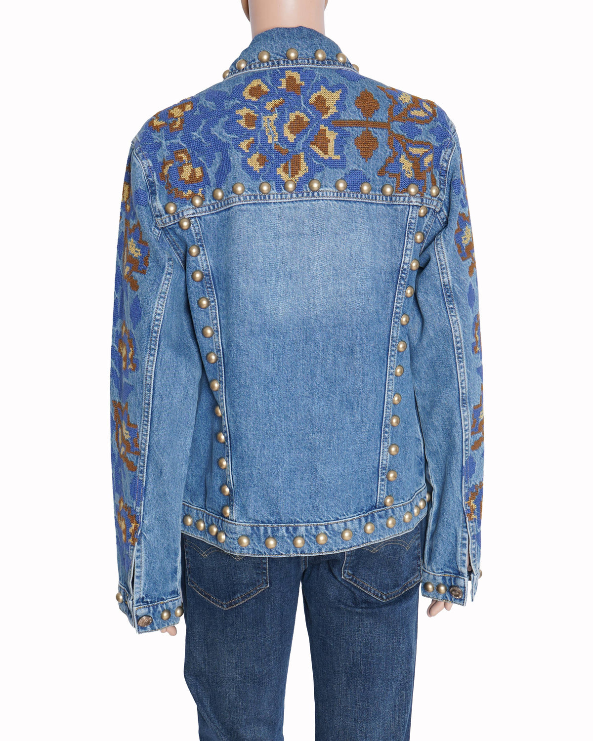 New Farm rio metal studded denim jacket