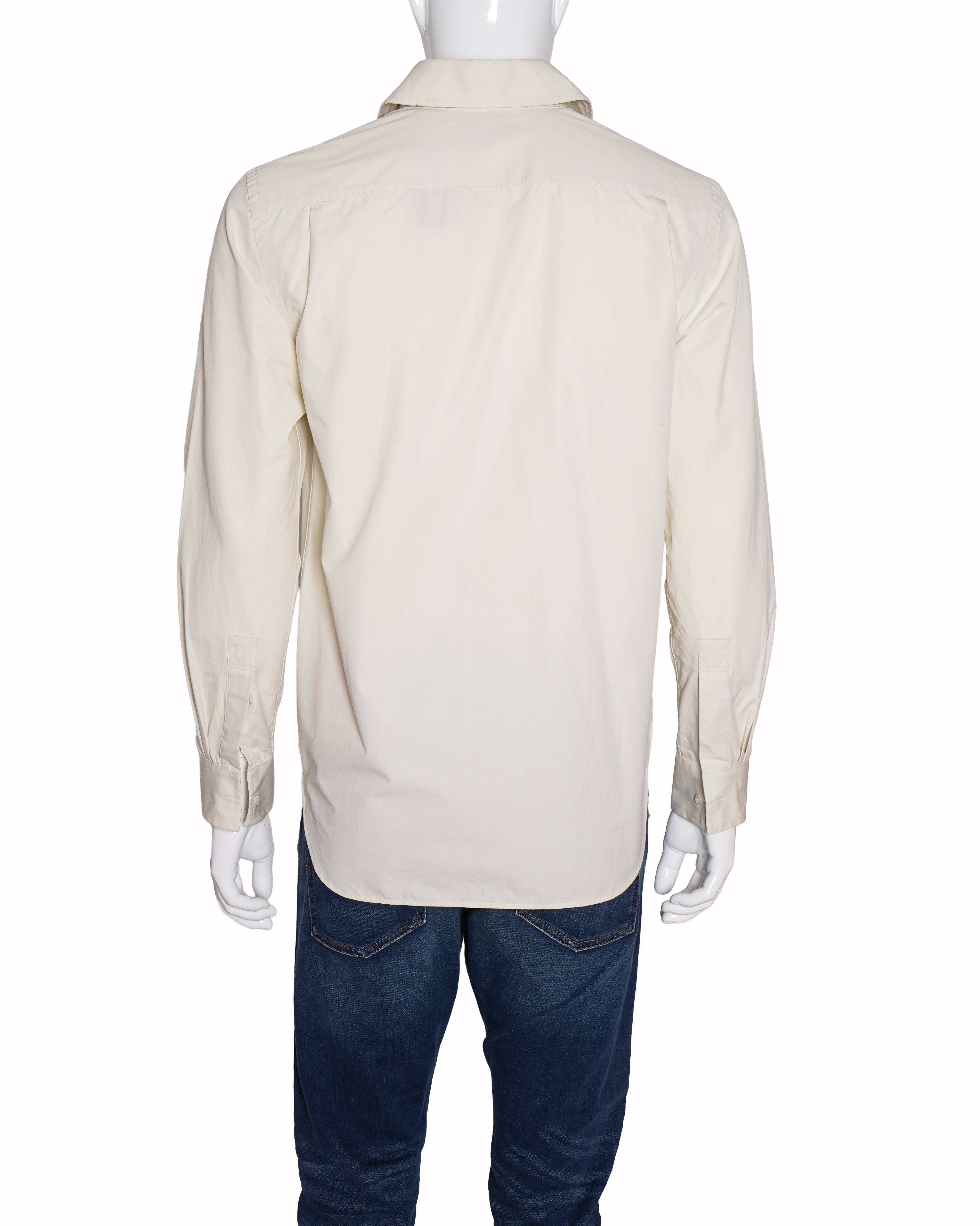 Burberry Buttondown Off-white Men's Shirt