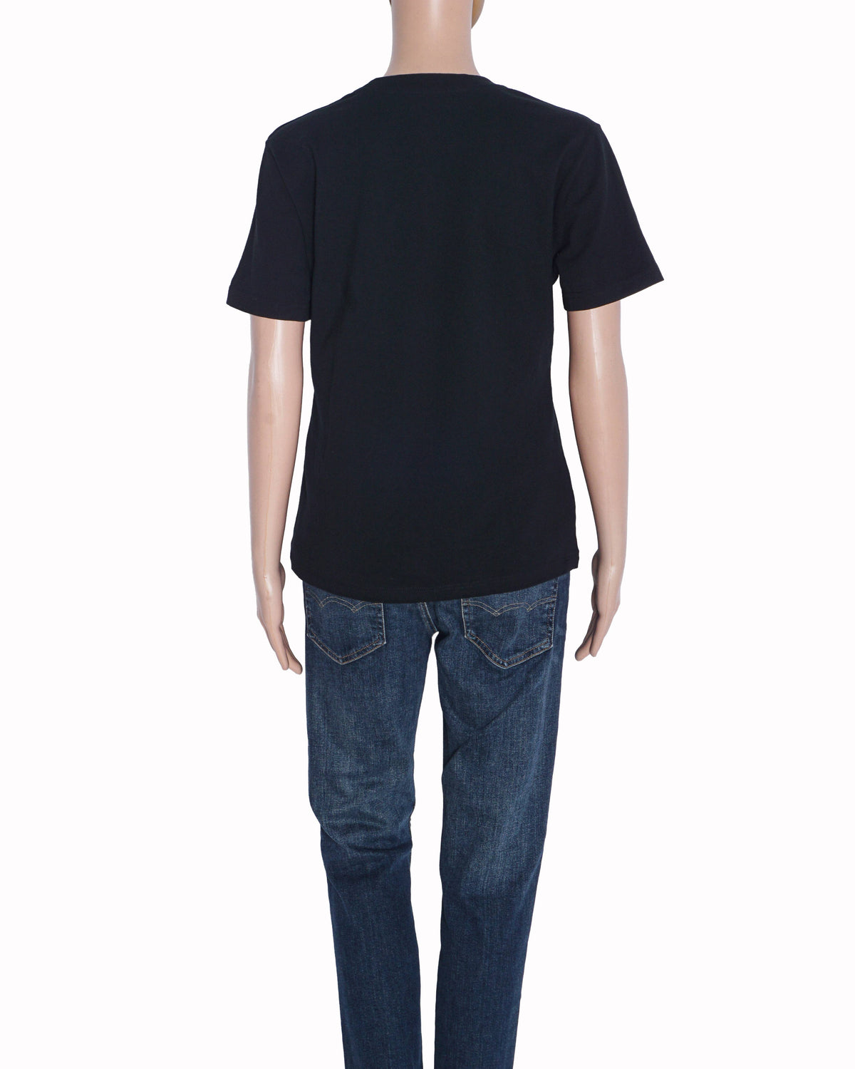 Off-White Black Cotton Script Logo T-Shirt